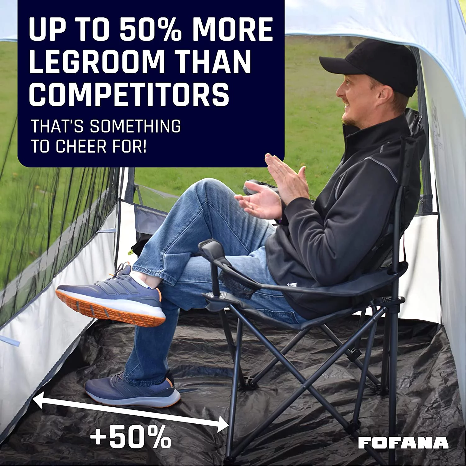 FOFANA All Weather Sports Pod Tent for up to 4 People - Pop up tent - Sports Tent with Clear and Mesh Windows - Womvr