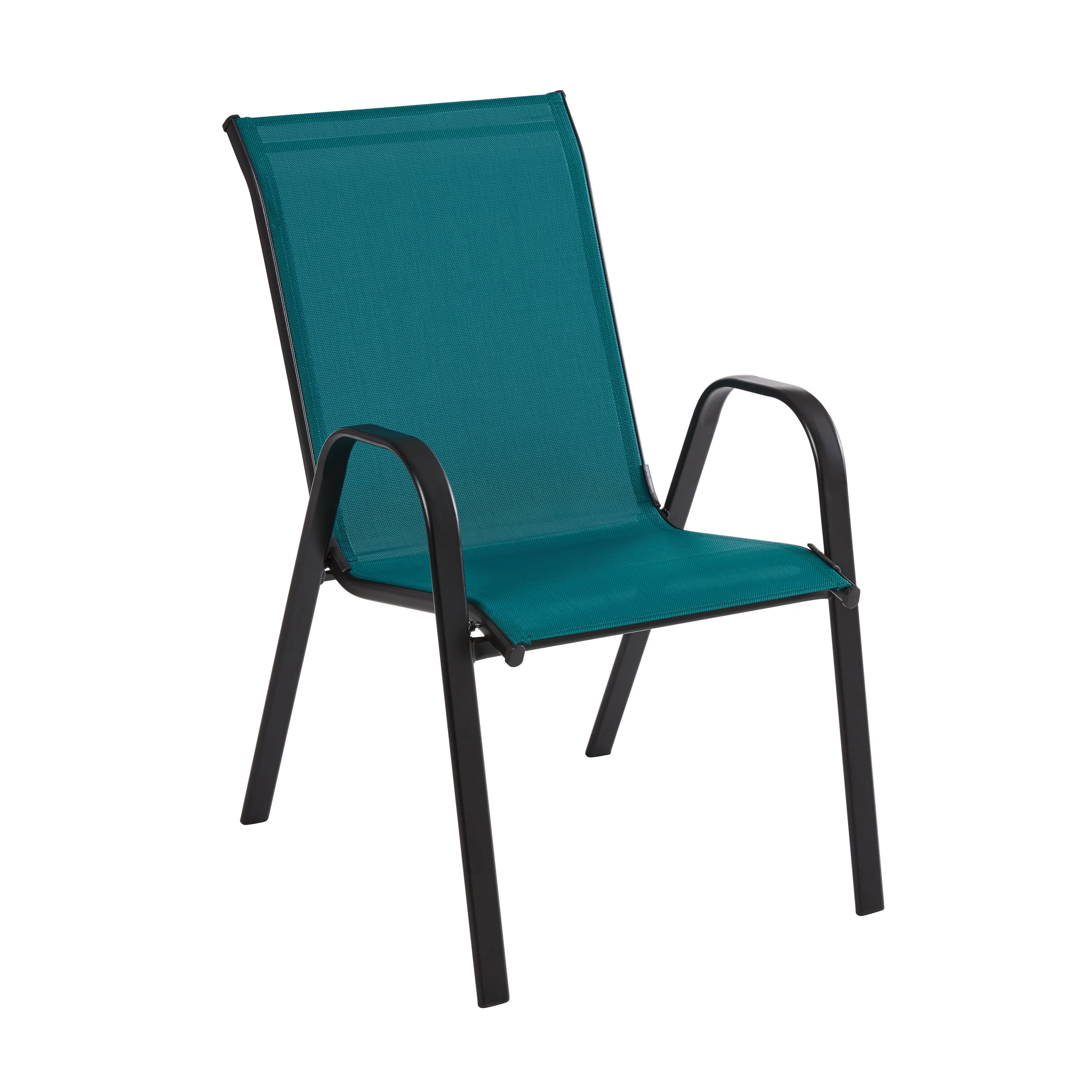 Mainstays Heritage Park Steel Stacking Chair (1 Pack), Grey - Womvr