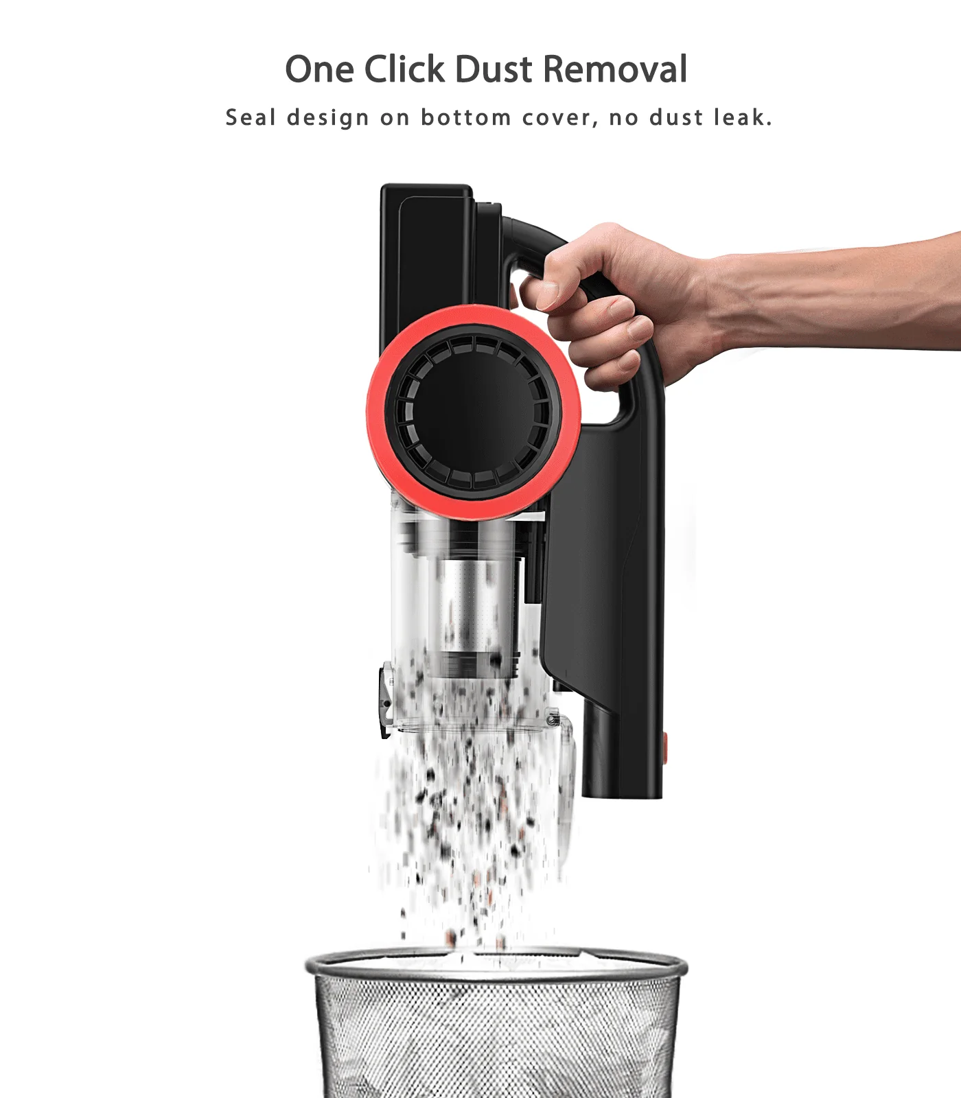 ORFELD V30 Cordless Vacuum Cleaner, 20000Pa Stick Vacuum 2 in 1, Up to 50 Mins Runtime for Home - Womvr