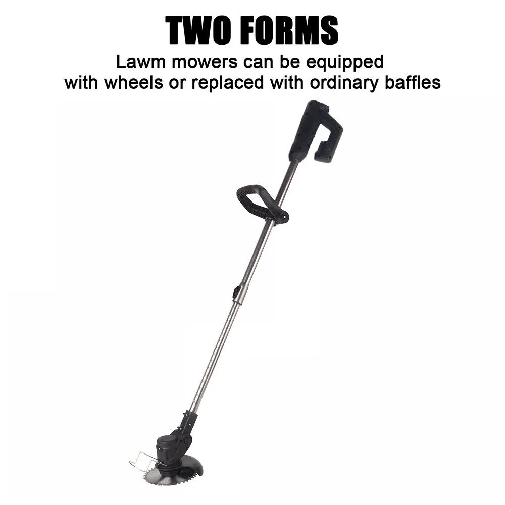 Paddsun Electric Weed Eater Lawn Edger Cordless Grass String Trimmer Cutter 24V &Battery - Womvr