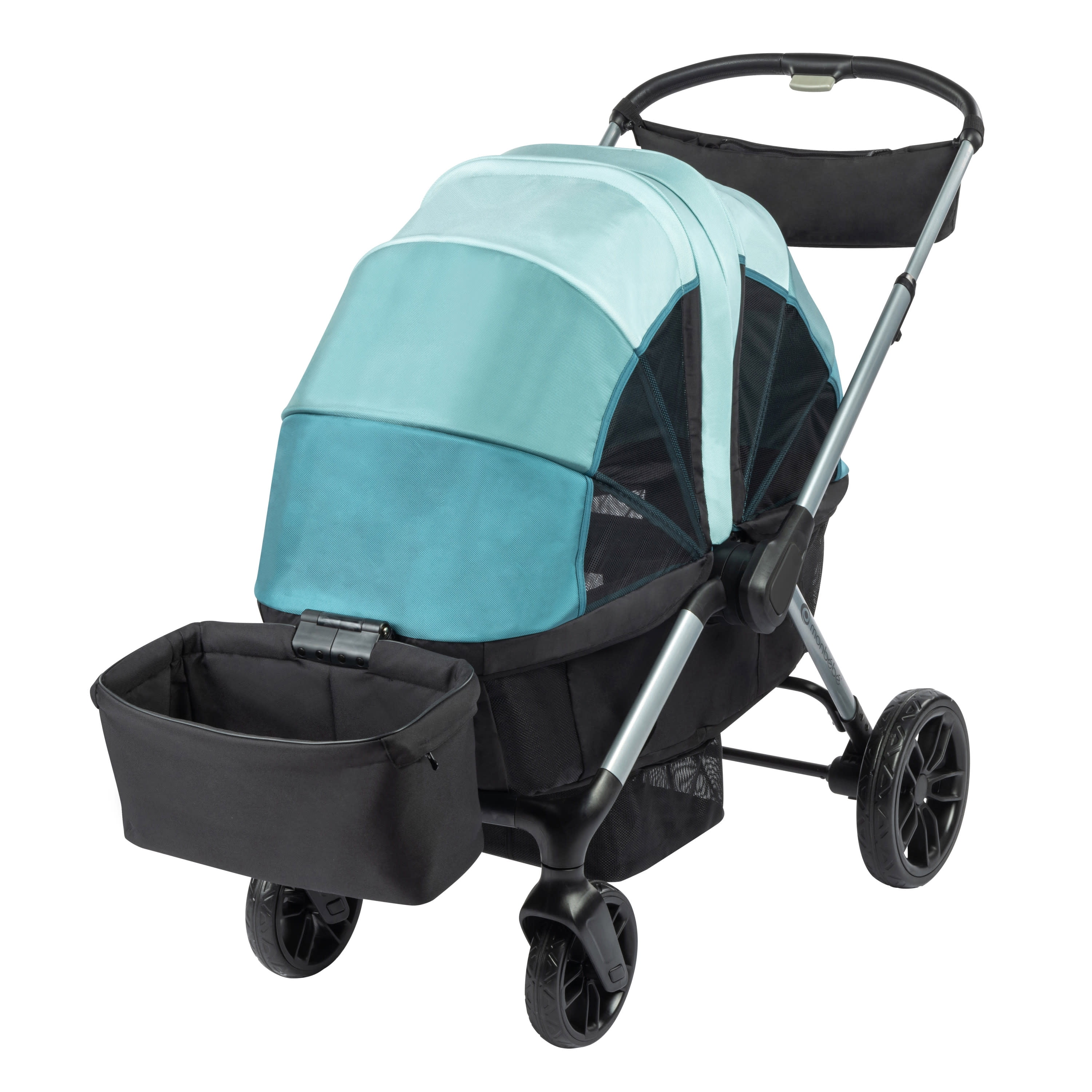 Monbebe Everyday Outings Wagon Stroller, Cobblestone Grey - Womvr