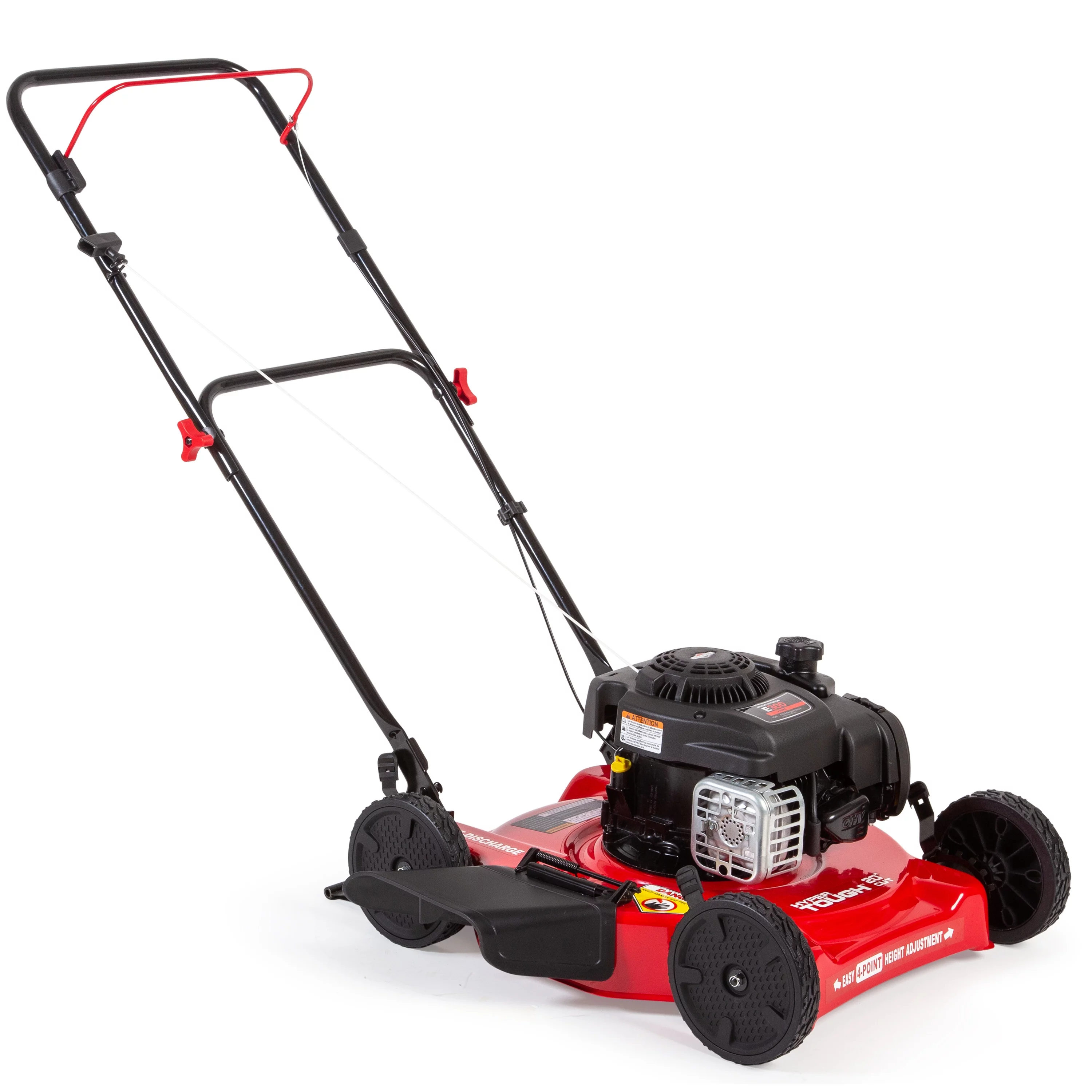 Hyper Tough 20-inch 125cc Gas Push Mower with Briggs & Stratton Engine - Womvr