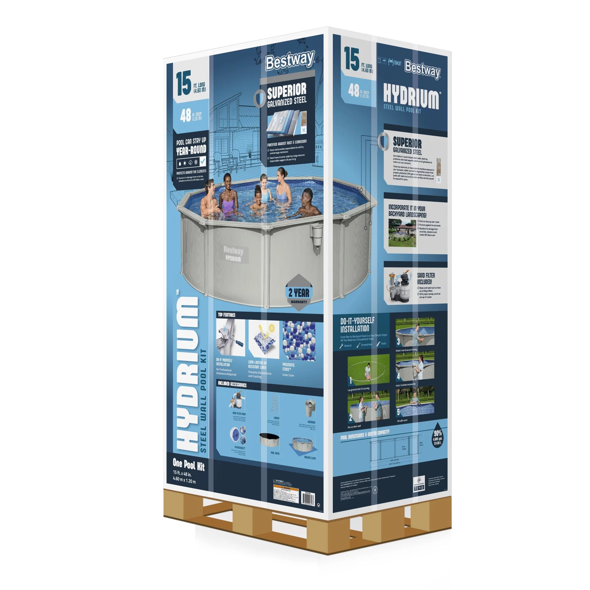 Bestway Hydrium 24'x12'x52