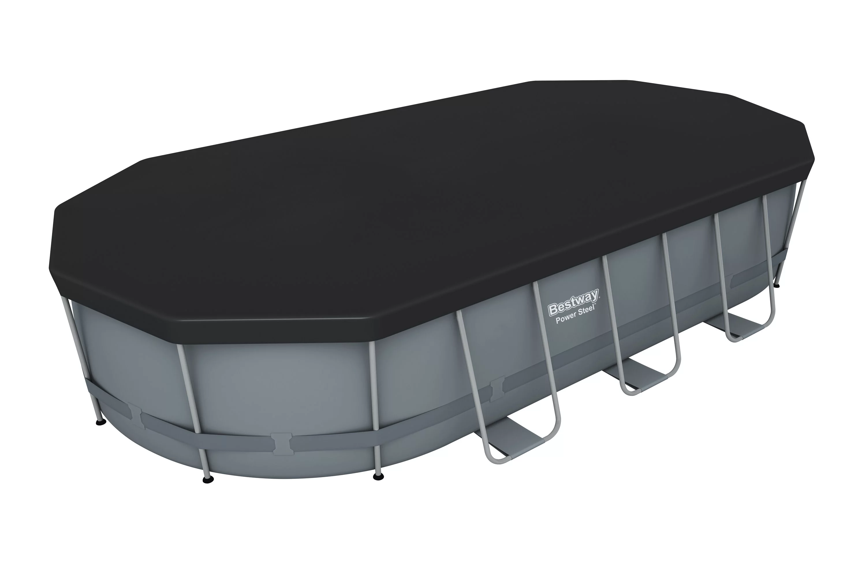 Bestway Power Steel 18' x 9' x 48'' Oval Above Ground Pool Set - Womvr