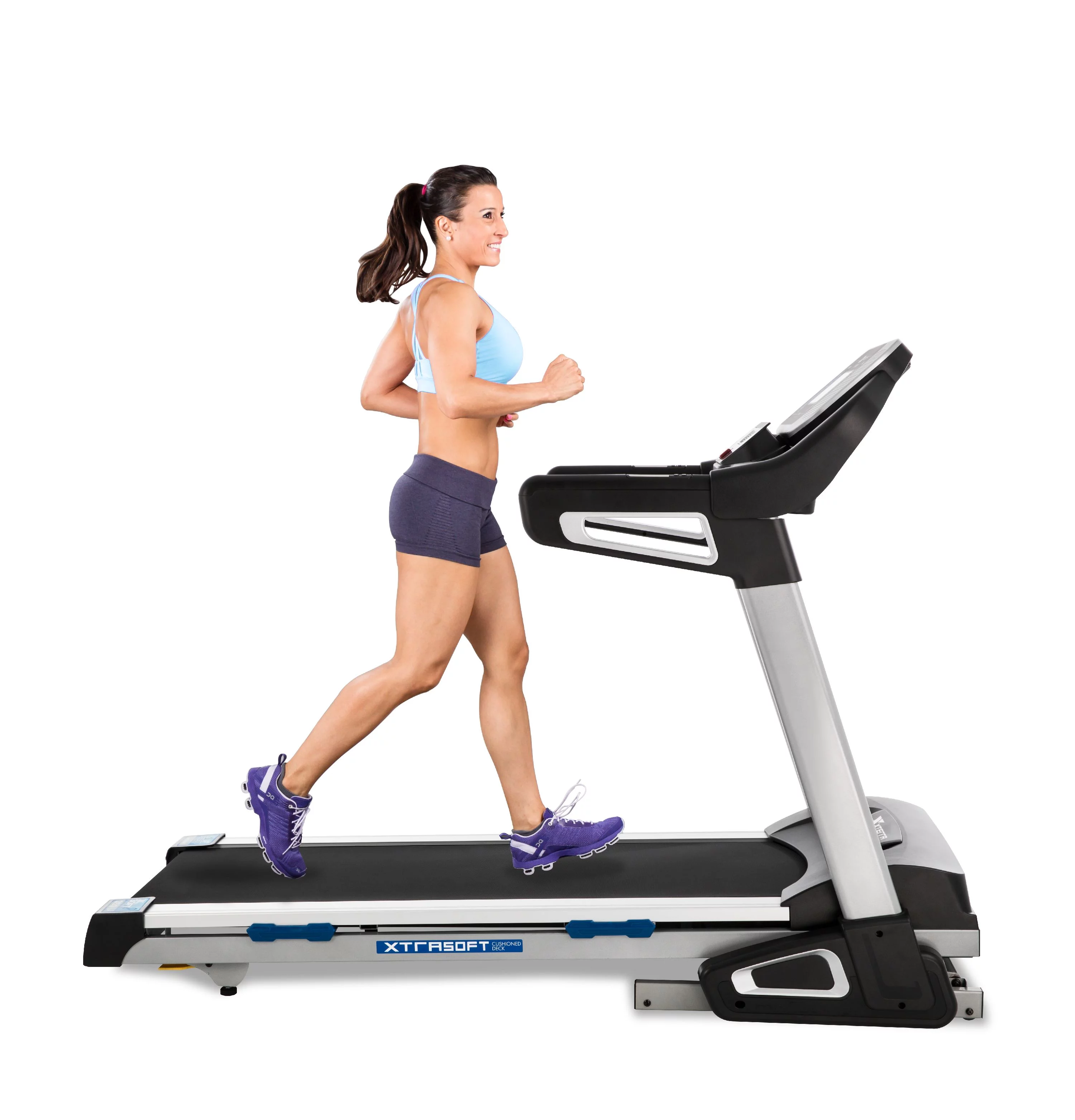 XTERRA Fitness TRX4500 Folding Treadmill with Bluetooth, 3.25 HP Motor, 15 Incline Levels, 350 lb Weight Limit - Womvr