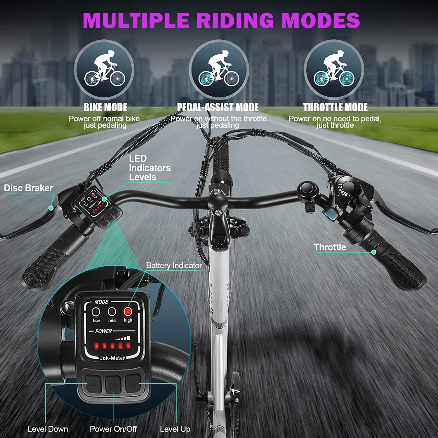 Vivi Electric Bike 26