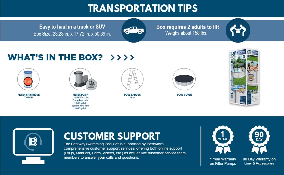 Bestway Power Steel 16' x 48