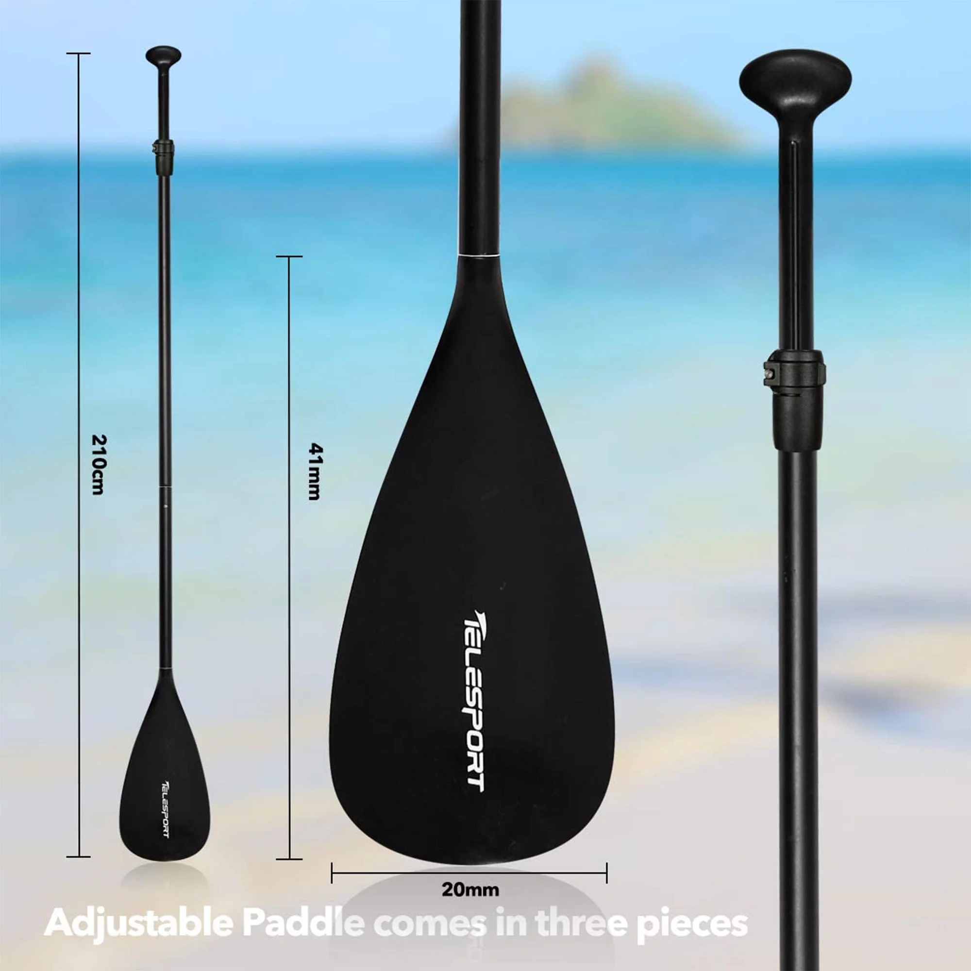TELESPORT Paddle Boards Inflatable Paddleboard with Accessories, Blue - Womvr