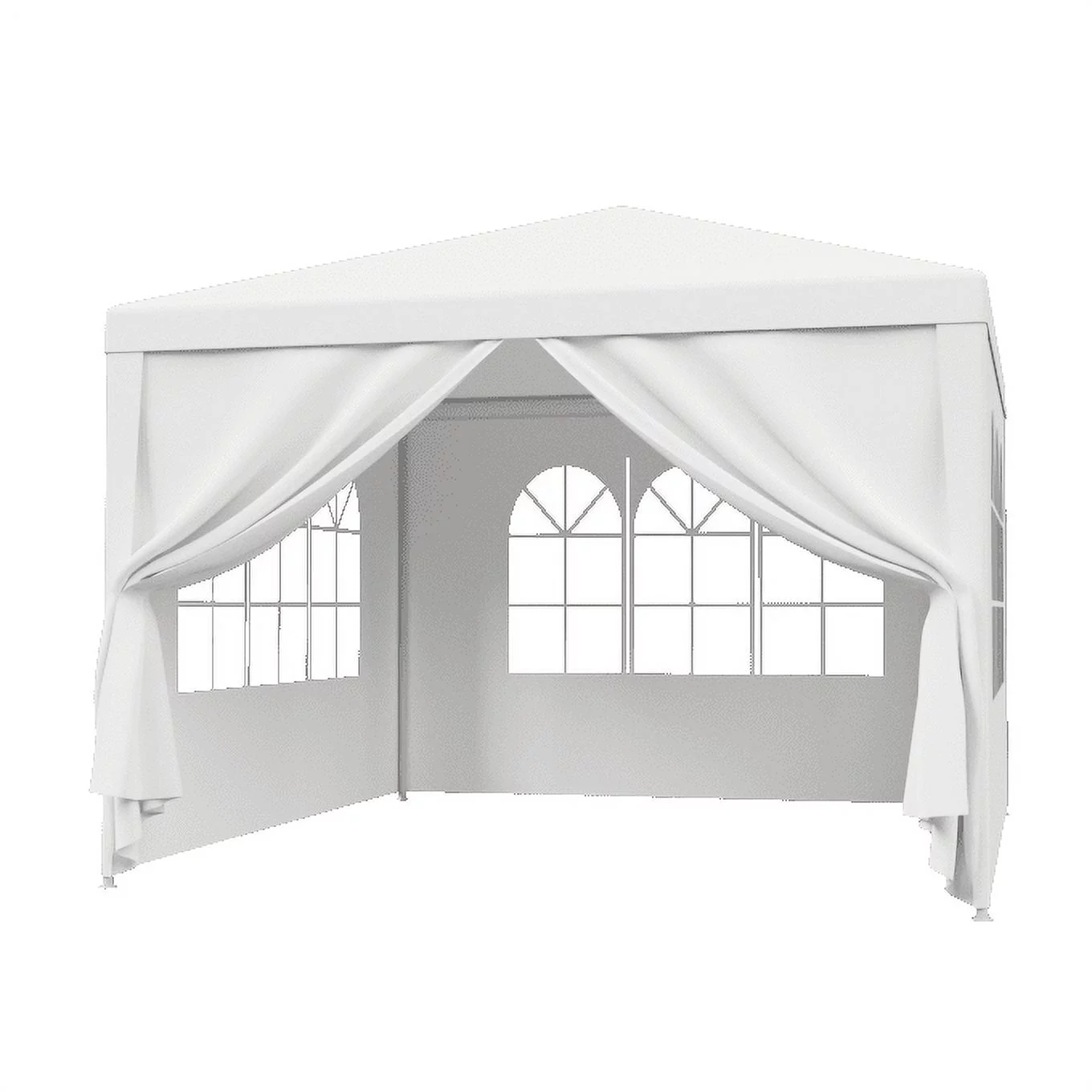 ZENSTYLE Patio Wedding Party Tent Set White Waterproof Canopy - 10 x 30' White - Womvr