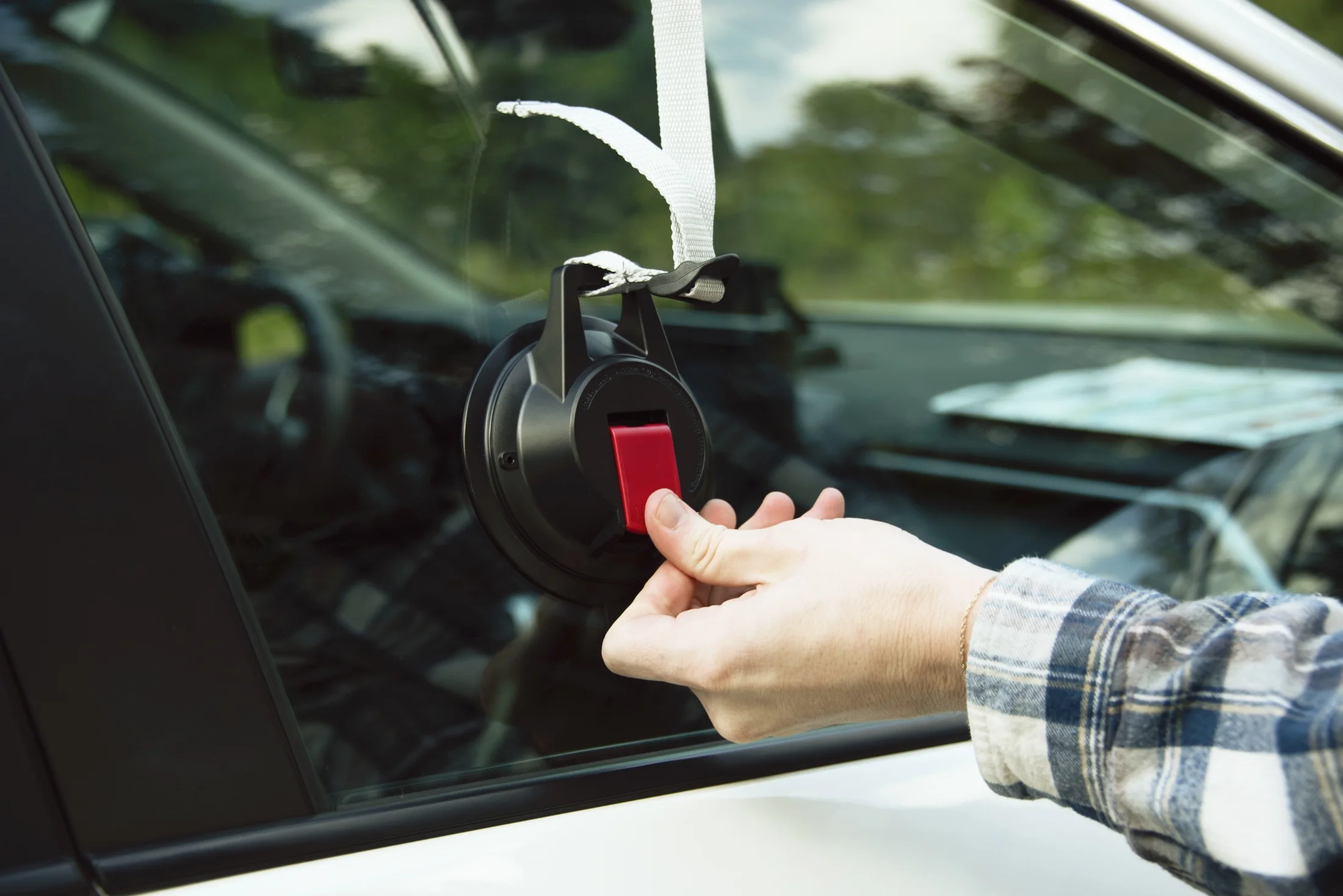 Ozark Trail Universal SUV Awning, Gray, 2 Steel Poles - Womvr