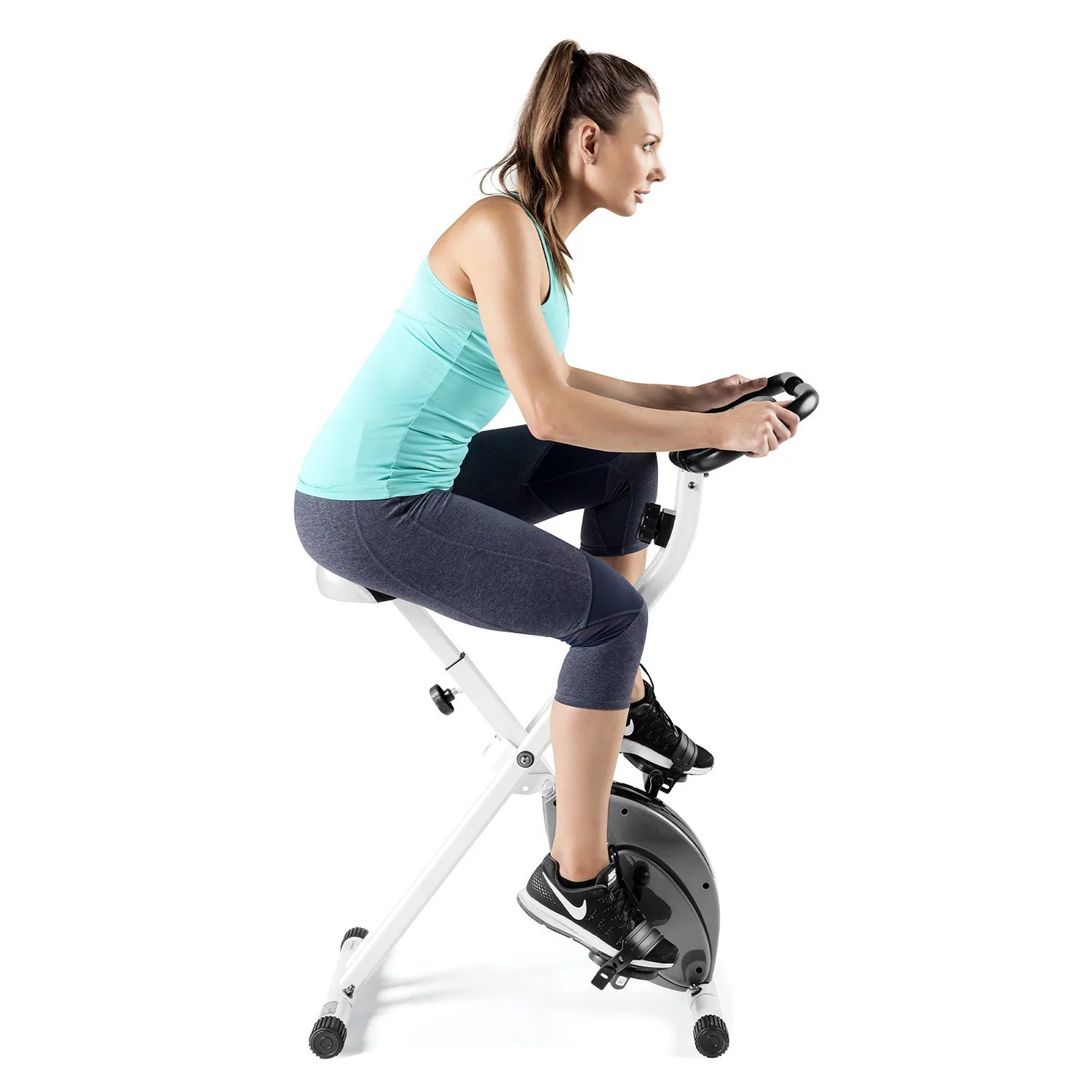 Marcy Foldable Exercise Bike Compact Cycling NS-652 - Womvr