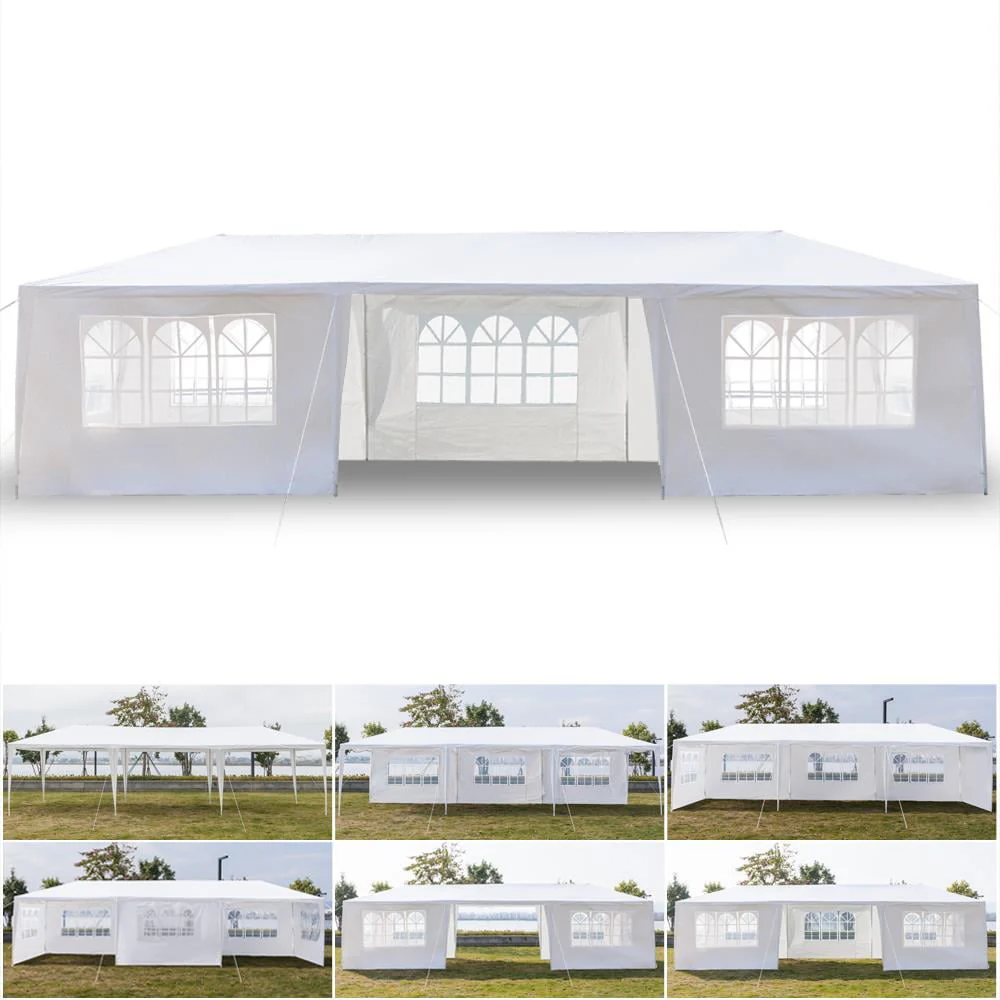 Ktaxon 10' X 30' Canopy Tent with 8 Side Walls for Party Wedding Camping and BBQ - Womvr