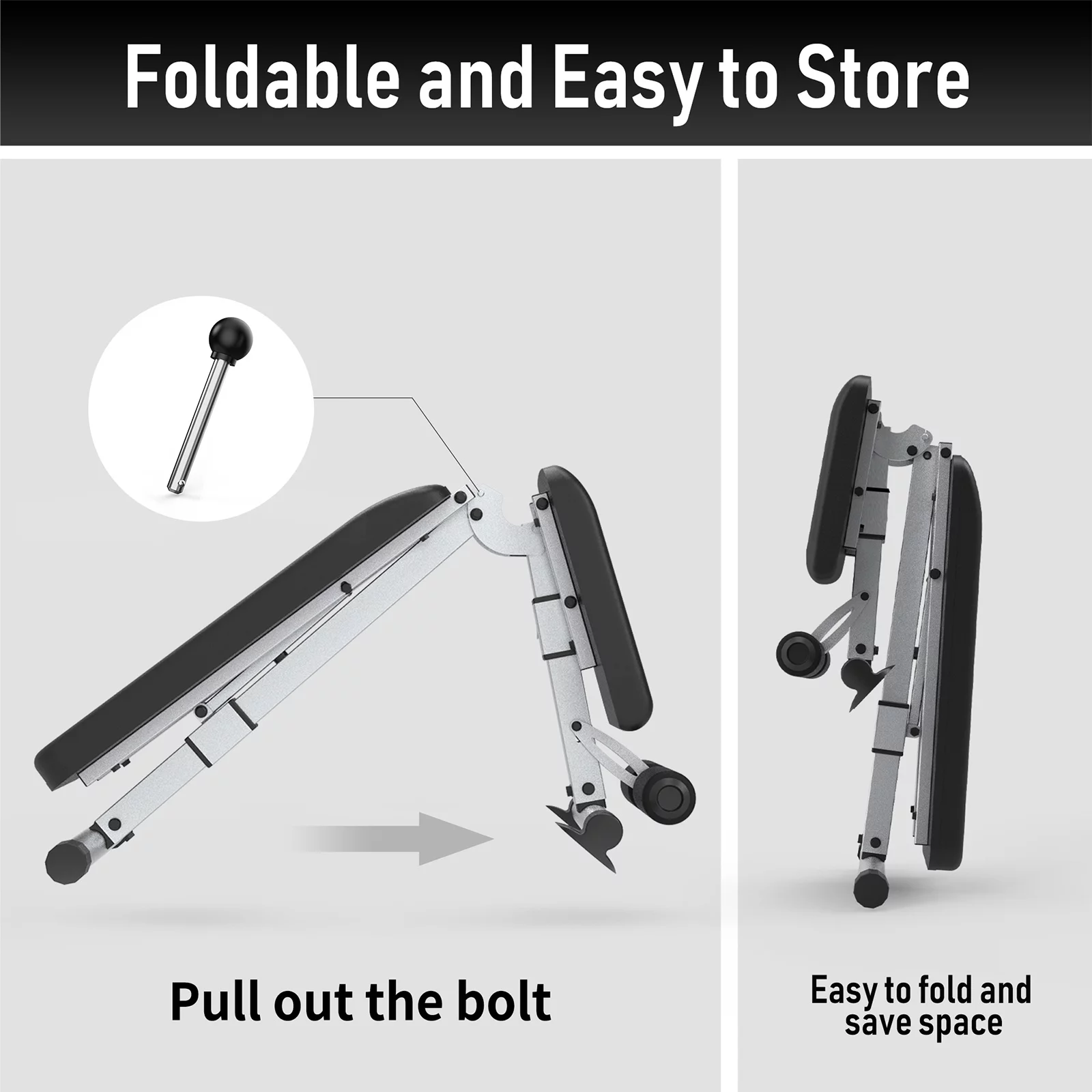 Leikefitness Dumbbell Weight Bench Adjustable Benches Incline Decline Workout Gym 660 lb Adjustment - Womvr