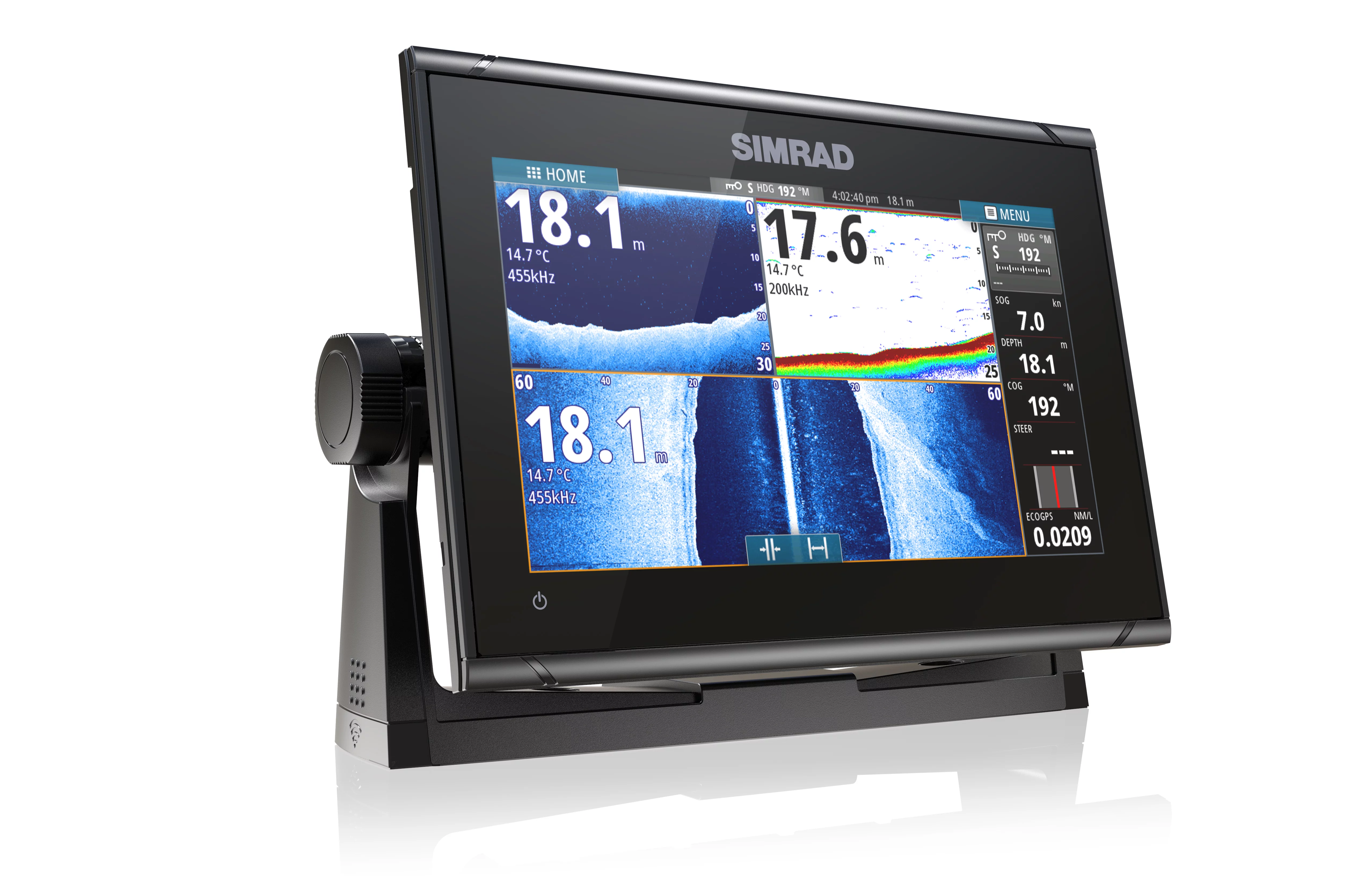 Simrad GO9 XSE with Active Imaging 3-in-1 Transducer + C-Map Discover, GPS Chart-Plotter - Womvr