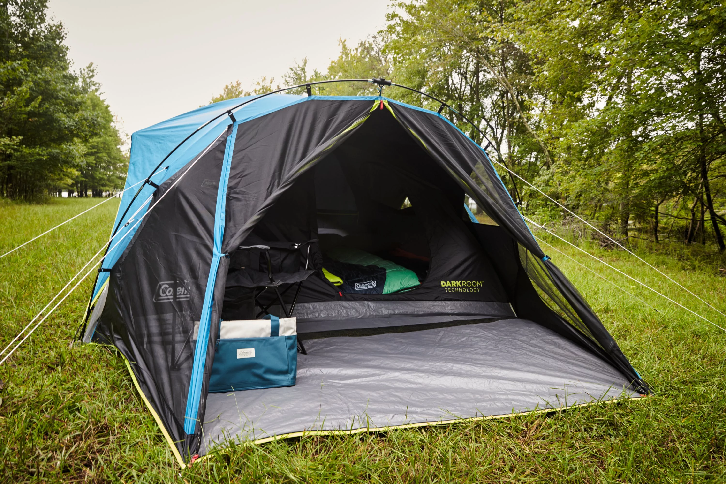 Coleman 6-Person Carlsbad Dark Room Dome Camping Tent with Screen Room - Womvr