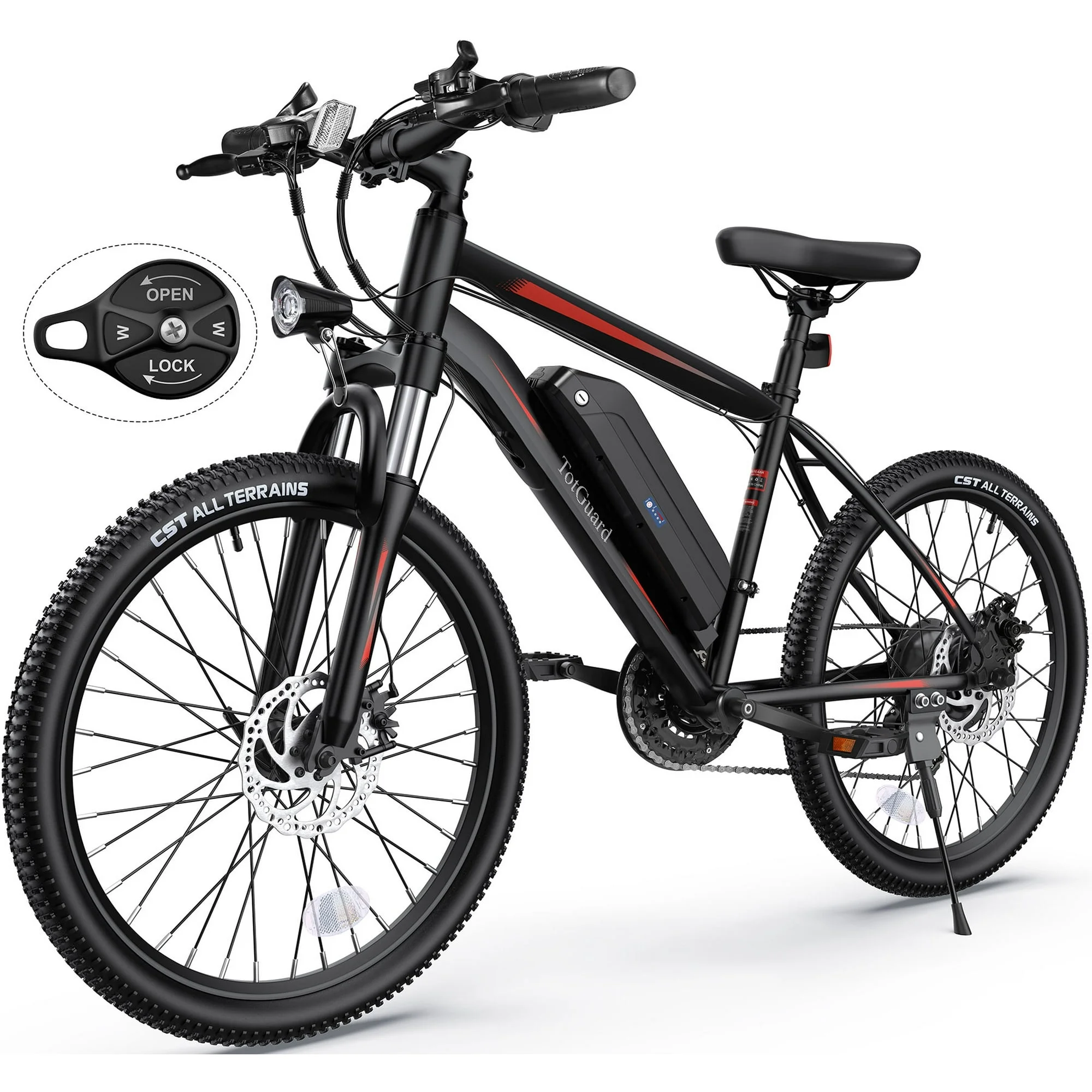 TotGuard Electric Bike, Electric Bike for Adults, 26