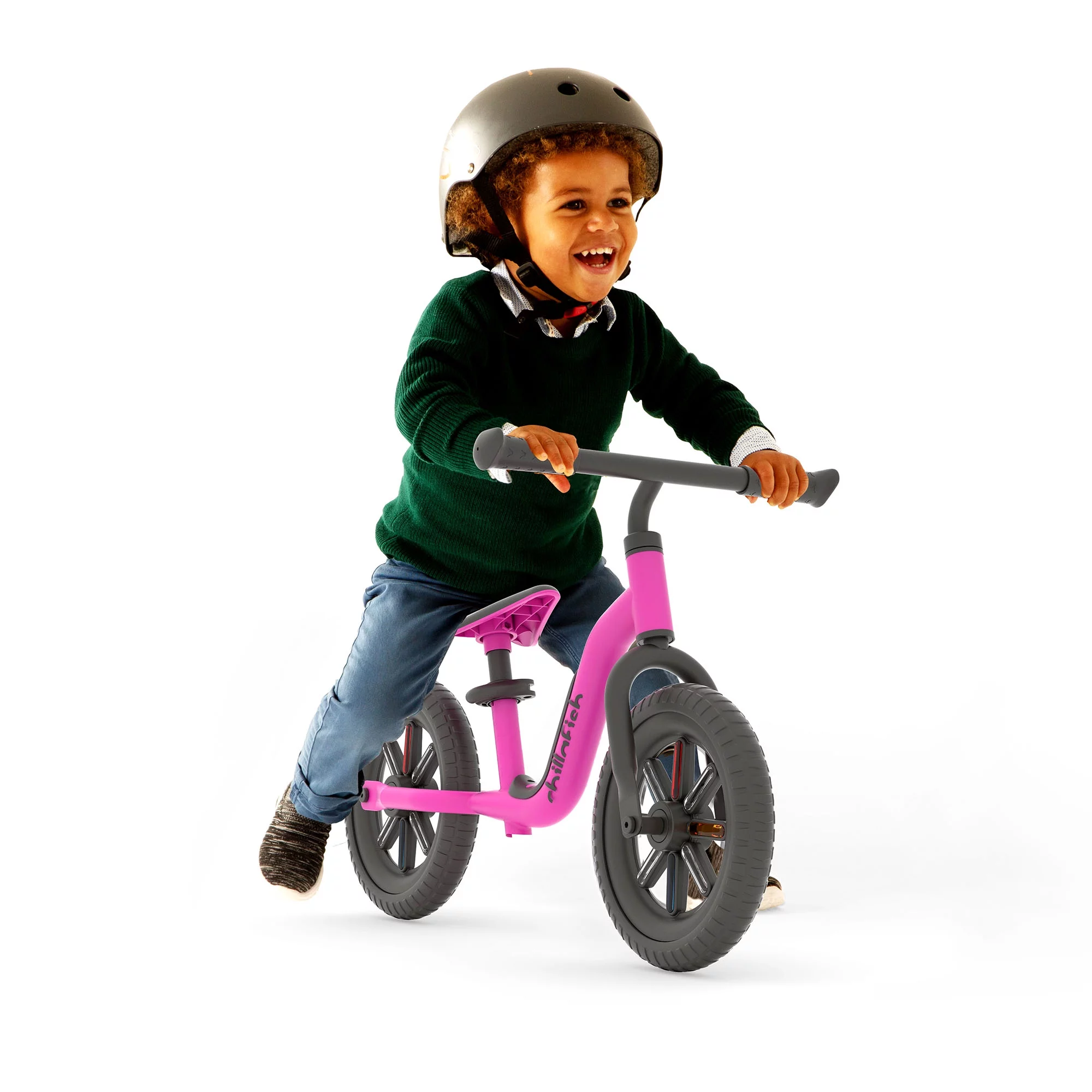 Chillafish Buzzi 10' Balance Bike for Kids 1.5 years and older, Lightweight Toddler Bike with Adjustable Seat - Womvr