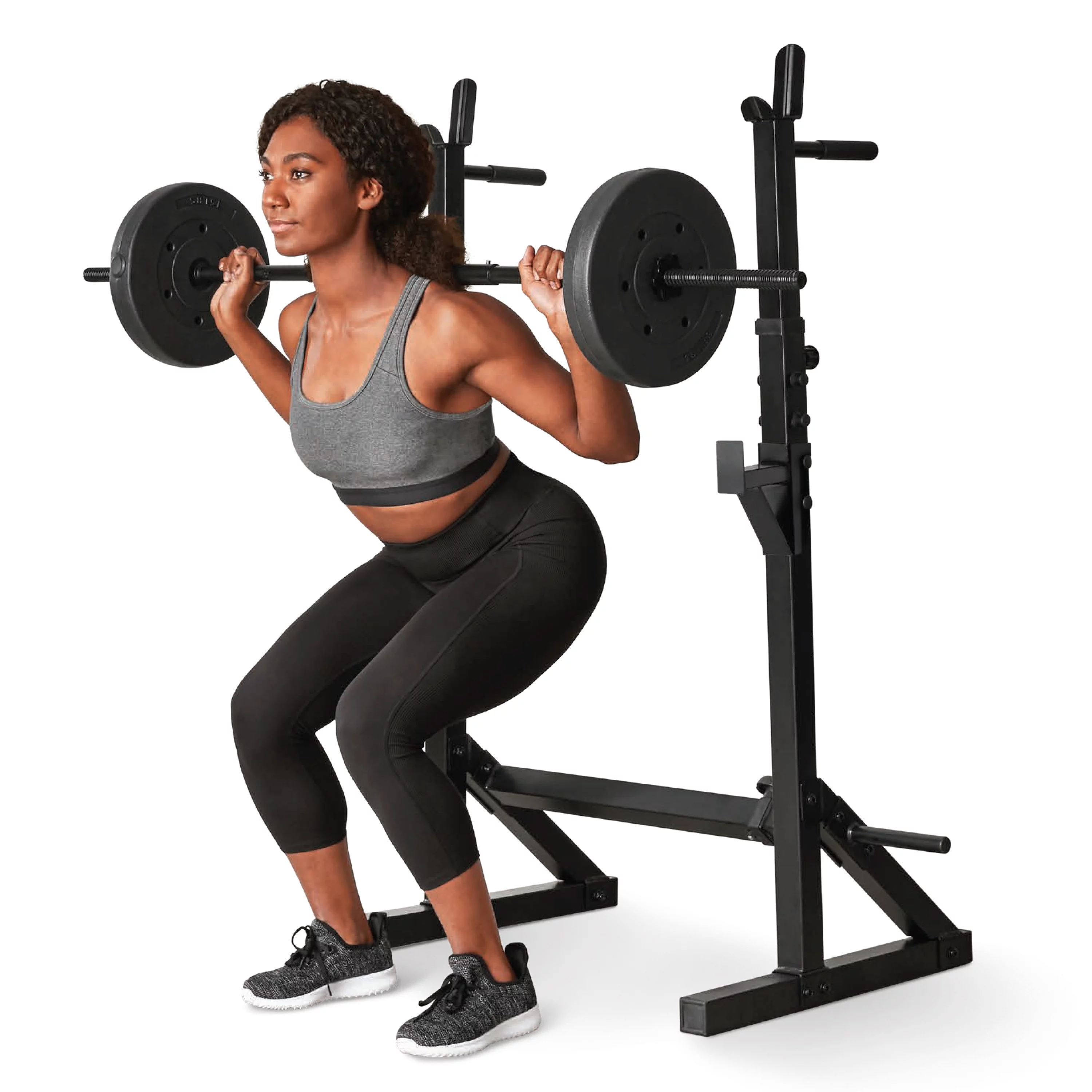 Athletic Works Adjustable Squat Rack - Womvr