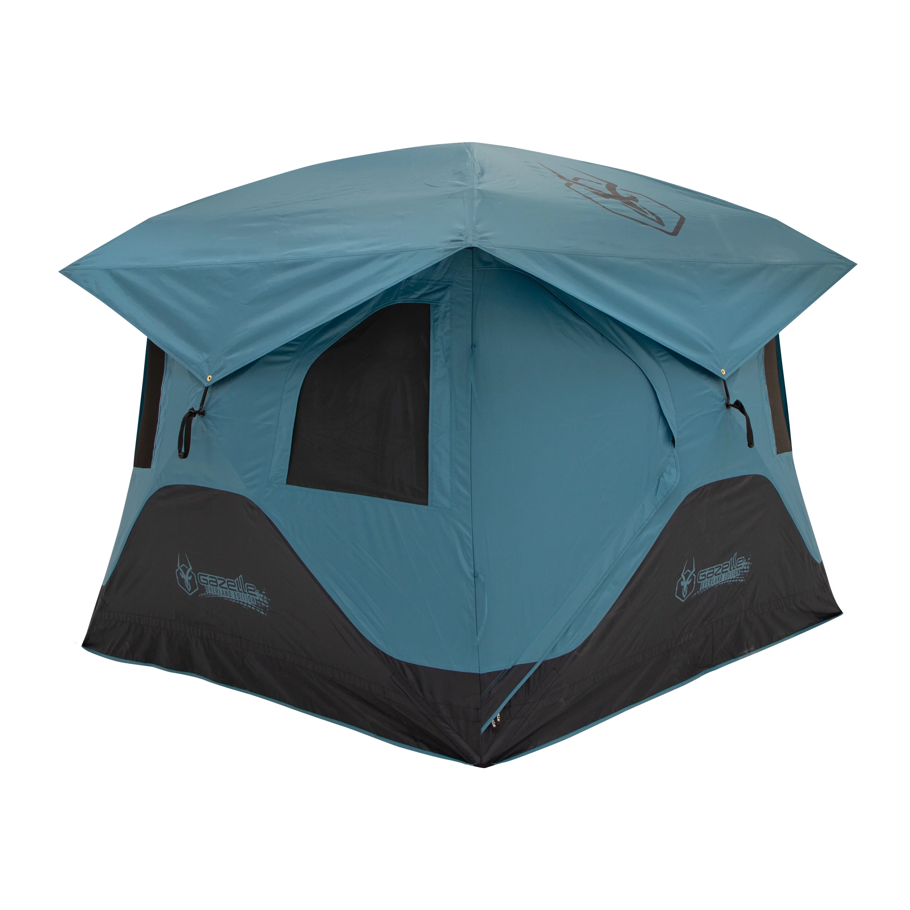 Gazelle Tents?, T3X  Portable Hub Tent, Overland Edition, 3-Person, Pacific Blue, GT302PB - Womvr