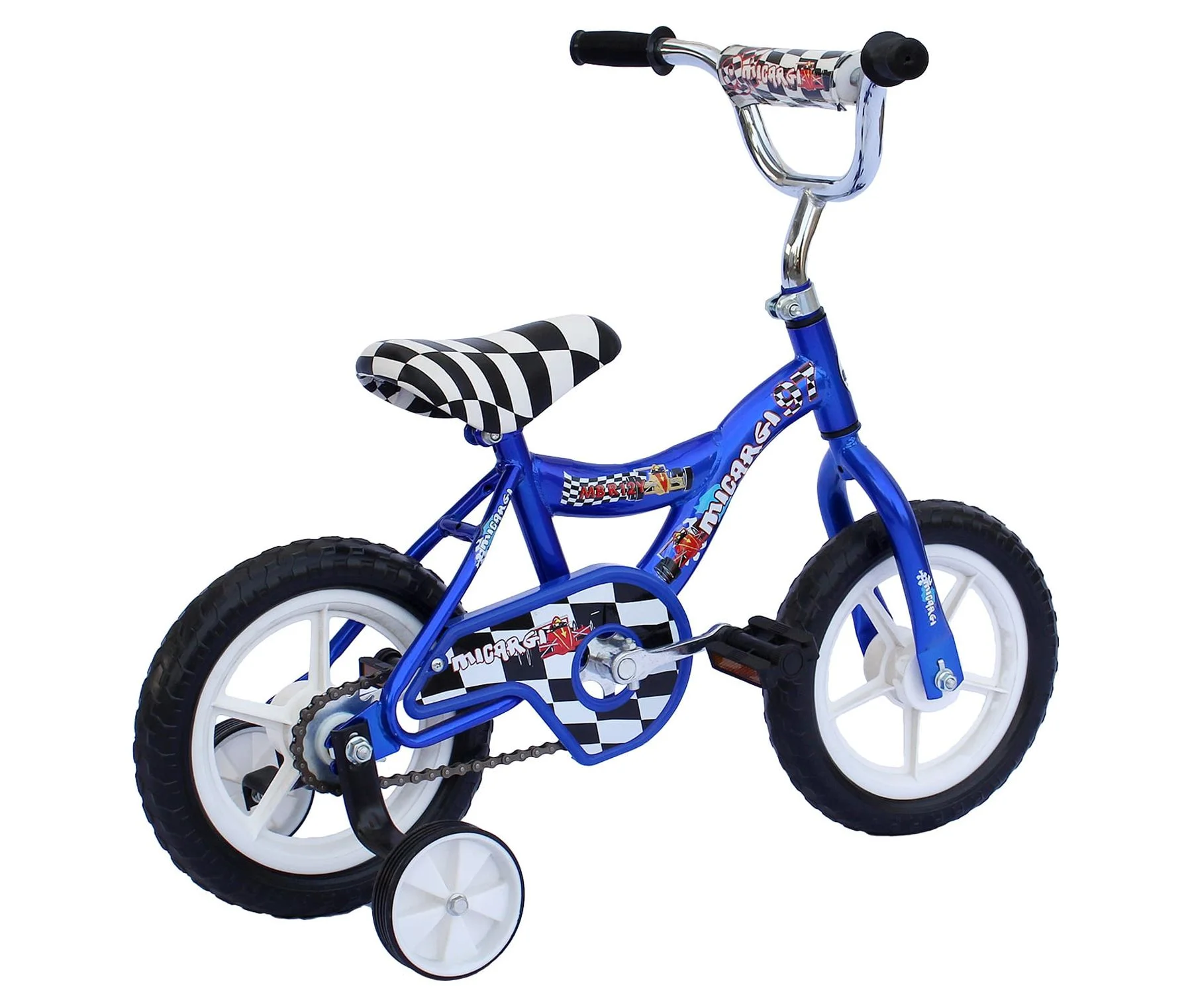 Wonder Wheels 12 In. Bike for 2-4 Years Old Kid's, EVA Tires and Training Wheels, Great for Beginner - Womvr