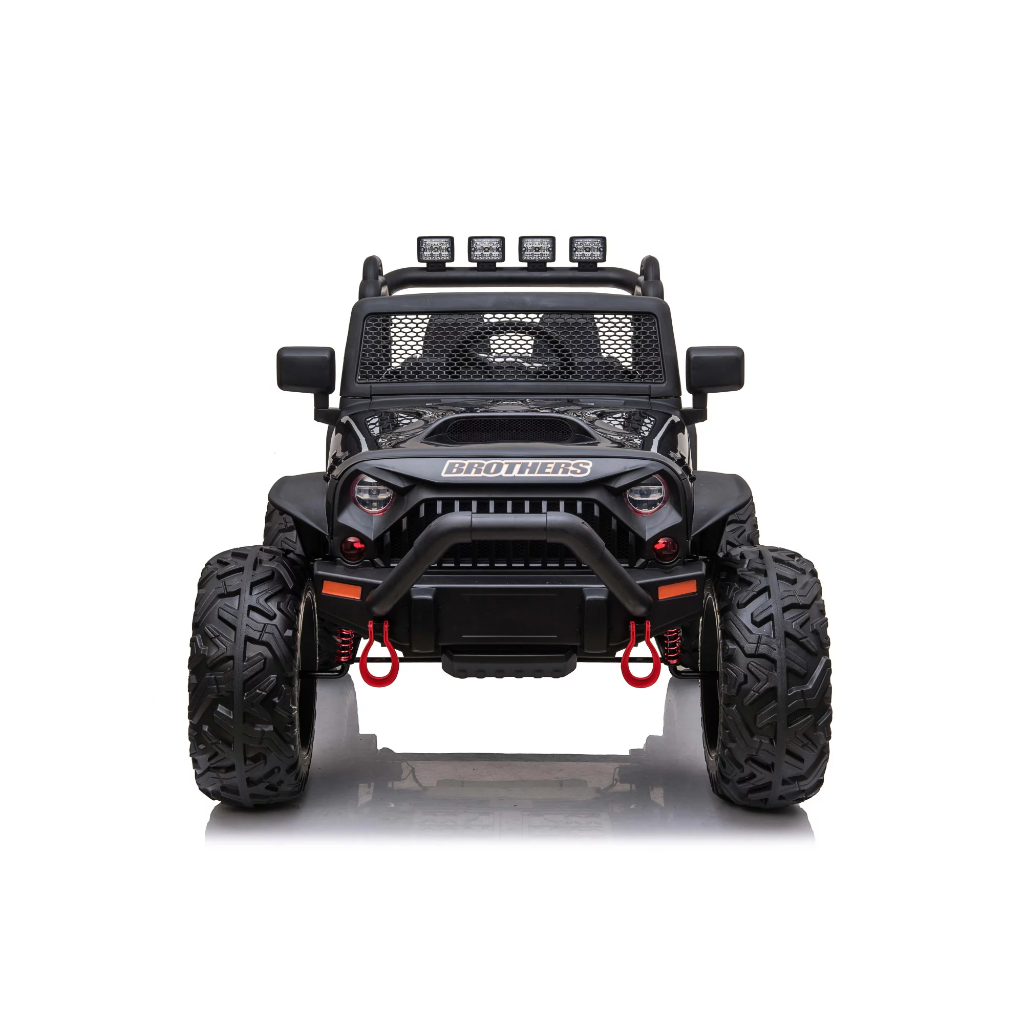 Pouseayar JEEP Double Drive Electric  Children Ride- on Car for Boys Girls,Purple - Womvr