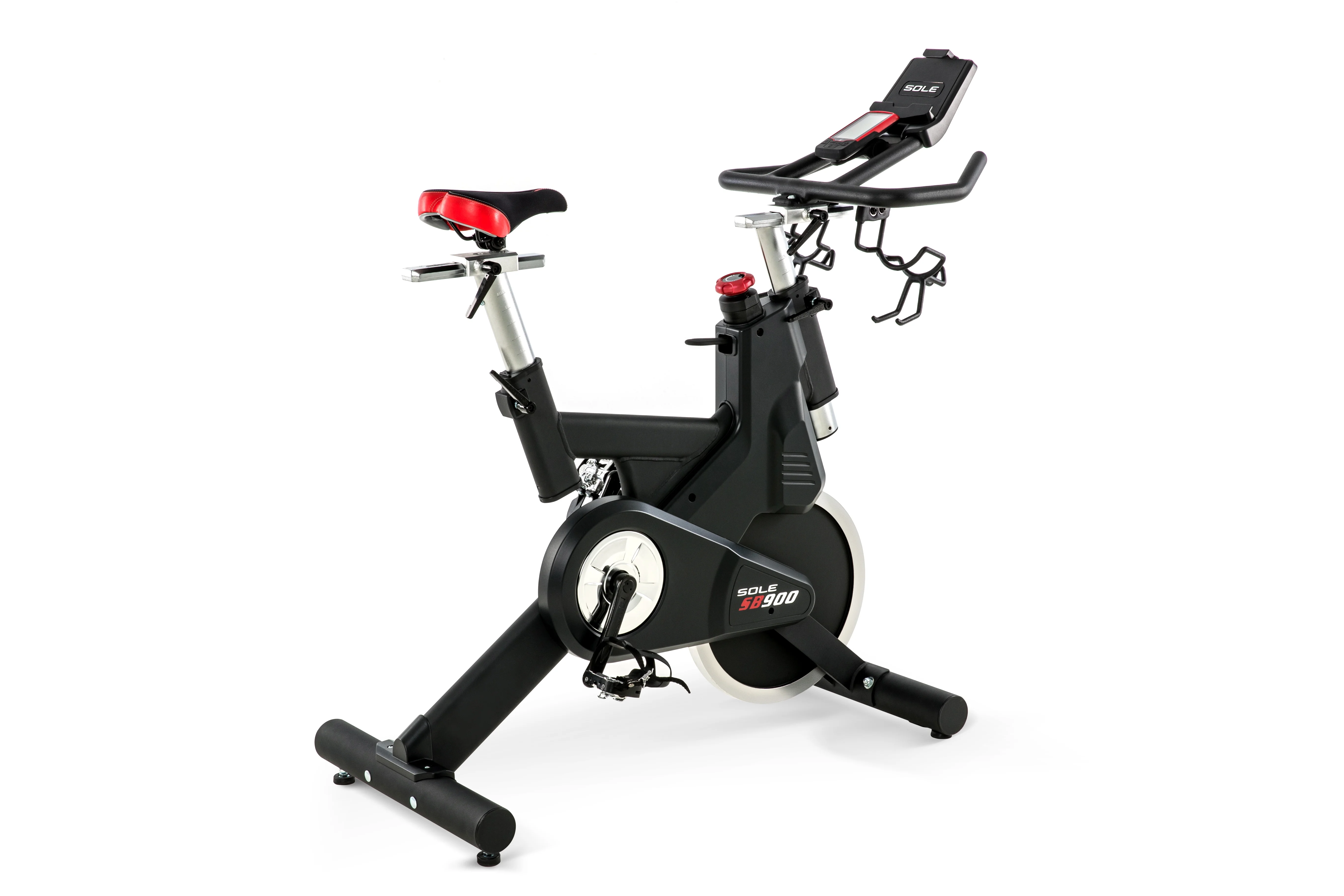 SOLE Fitness SB700 Indoor Stationary Adjustable Cycling Bike Cardio Home Exercise Workout Equipment - Womvr