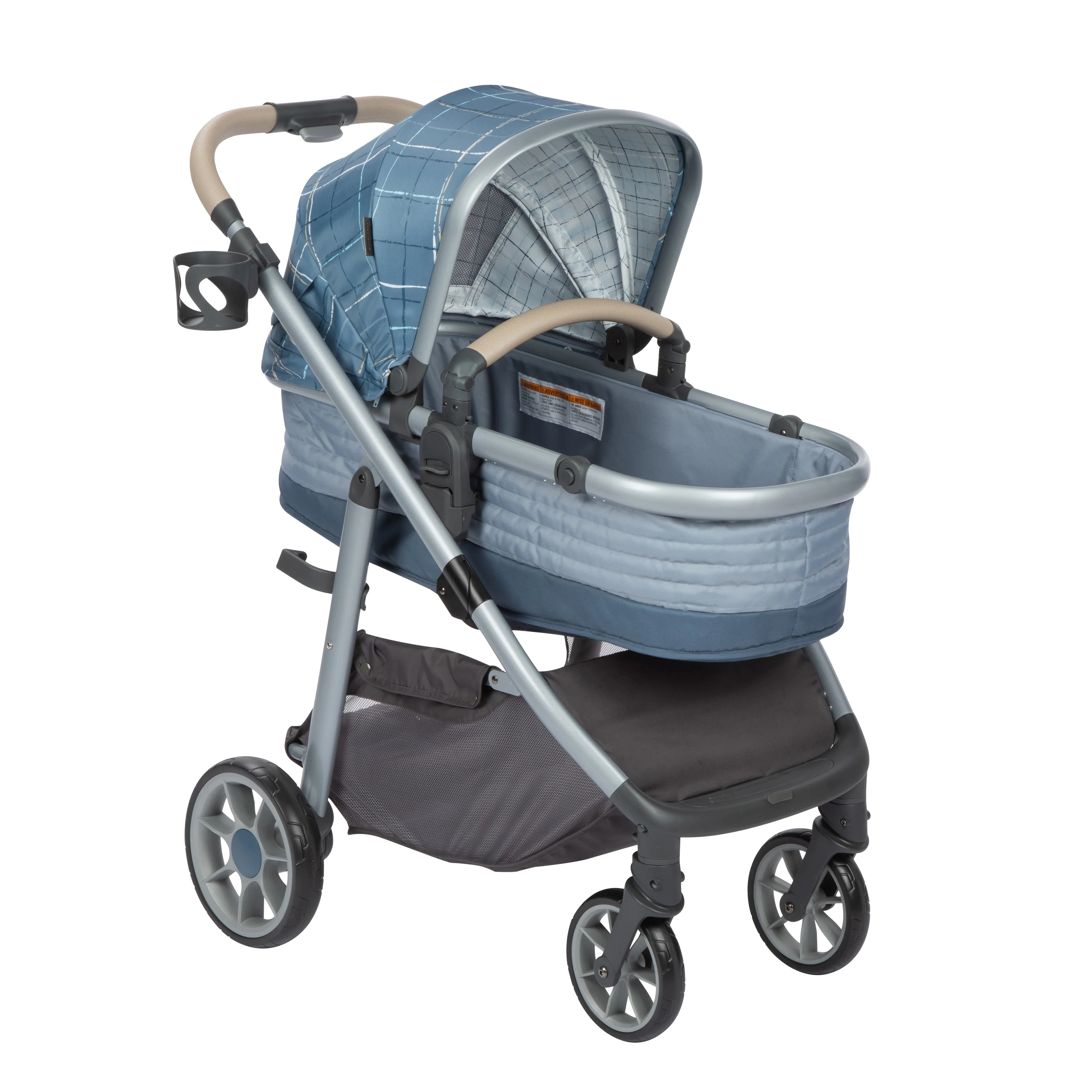 Monbebe 6-in-1 Modular Travel System, Plaid - Womvr