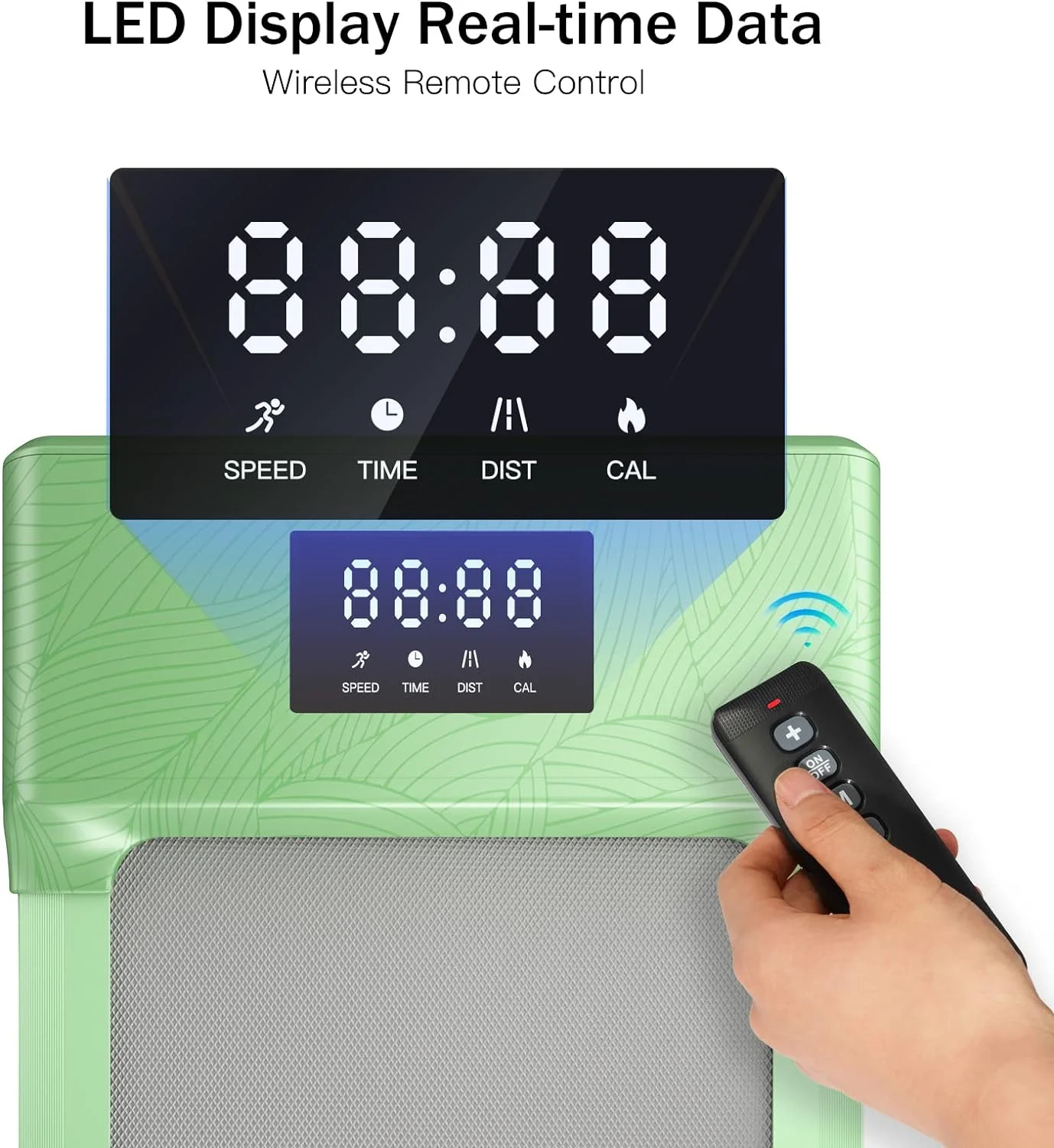 SSPHPPLIE SupeRun Walking Pad 300lb, 40*16 Walking Area Under Desk Treadmillwith Remote Control ,2 in 1 Portable Walking Pad Treadmill for Home/Office/Exercise(White) - Womvr