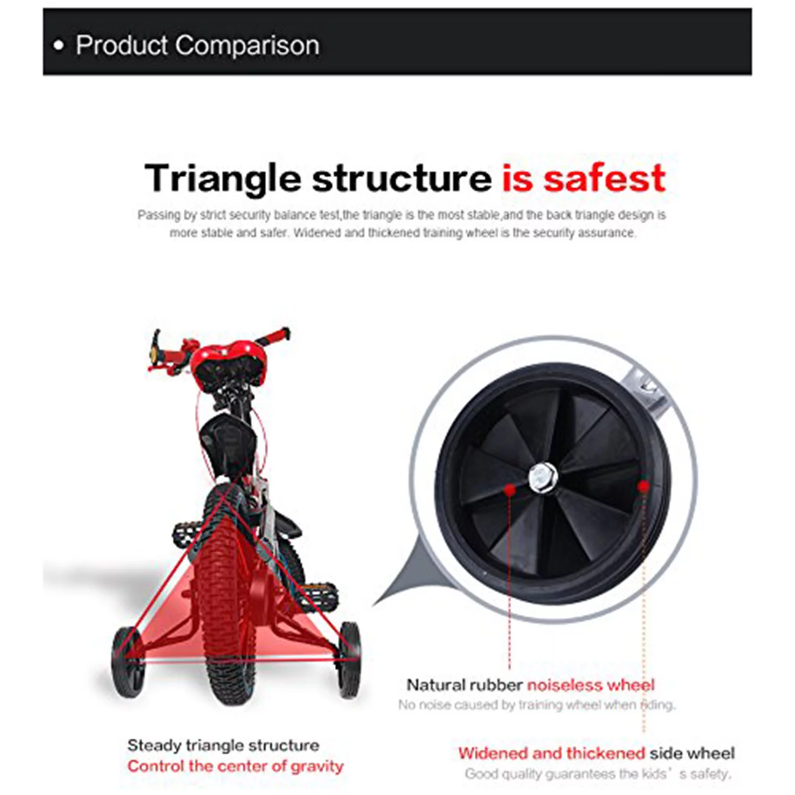 ANGGREK Kids Bicycle Training Wheels 20, 2Pcs Adjustable Training Side Wheels Stabilizer for Children 12-20 Bicycle Balance(Green), Bicycle Training Wheel - Womvr