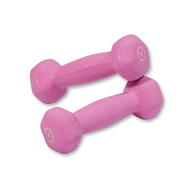 Body Solid Neoprene Dumbbells Dumbell Set 1-15 lb Pairs - Womvr