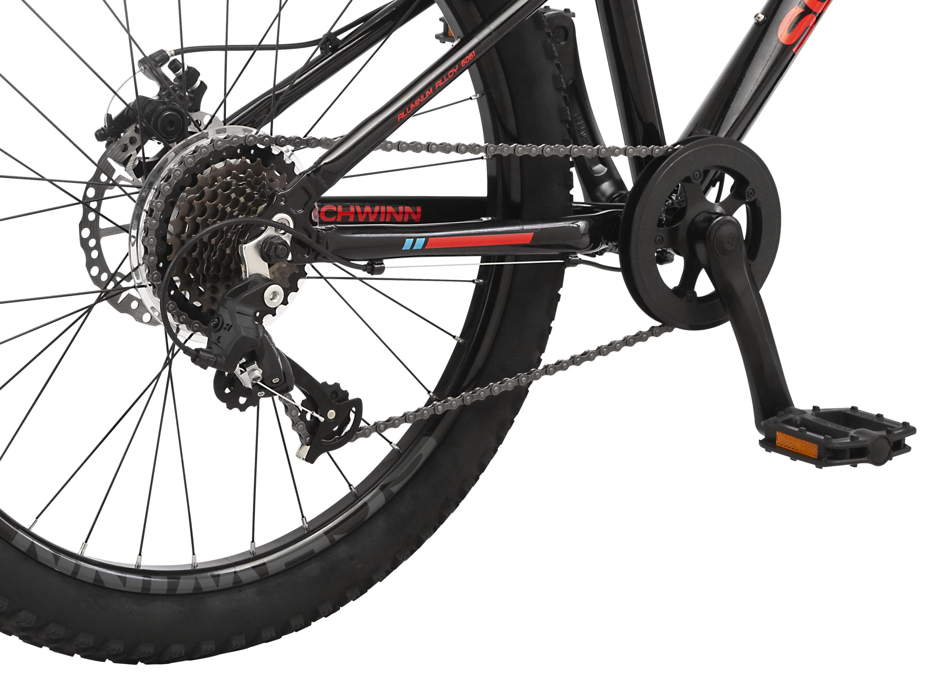 Schwinn 24-in. Axum Sport Kids Unisex Mountain Bike, Gray - Womvr