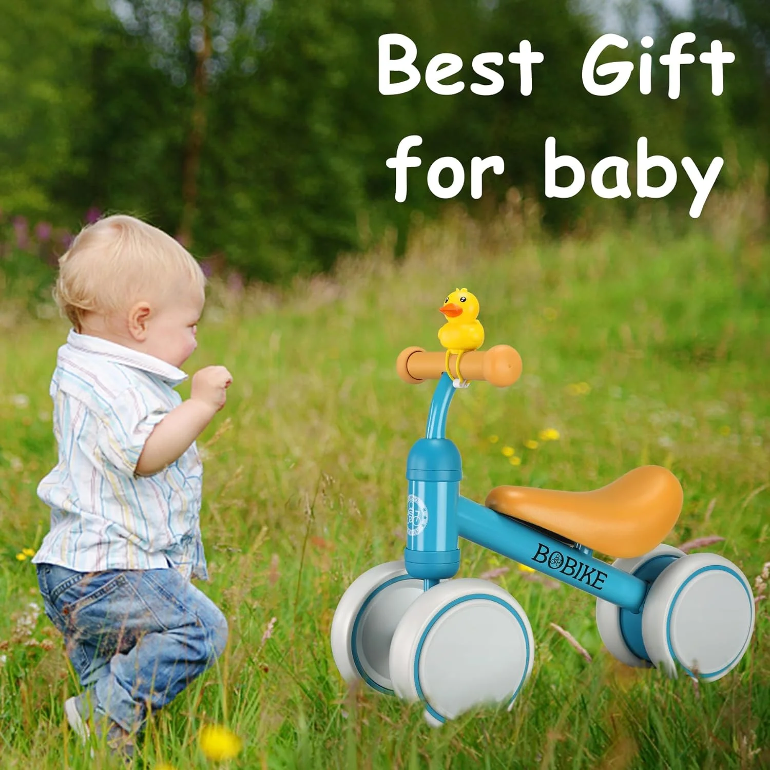 Bobike Baby Balance Bike Toys for 1 Year Old 10-24 Months Toddler Walker Bicycle Pink - Womvr