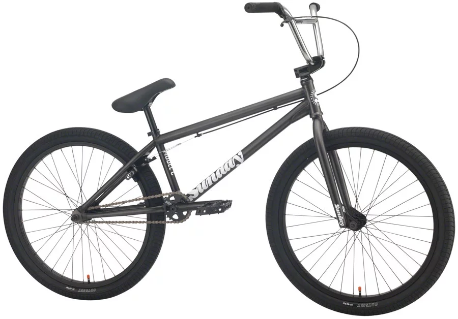 Sunday Model C 24 BMX Bike - 22 TT Matte Trans Dark Gray - Womvr