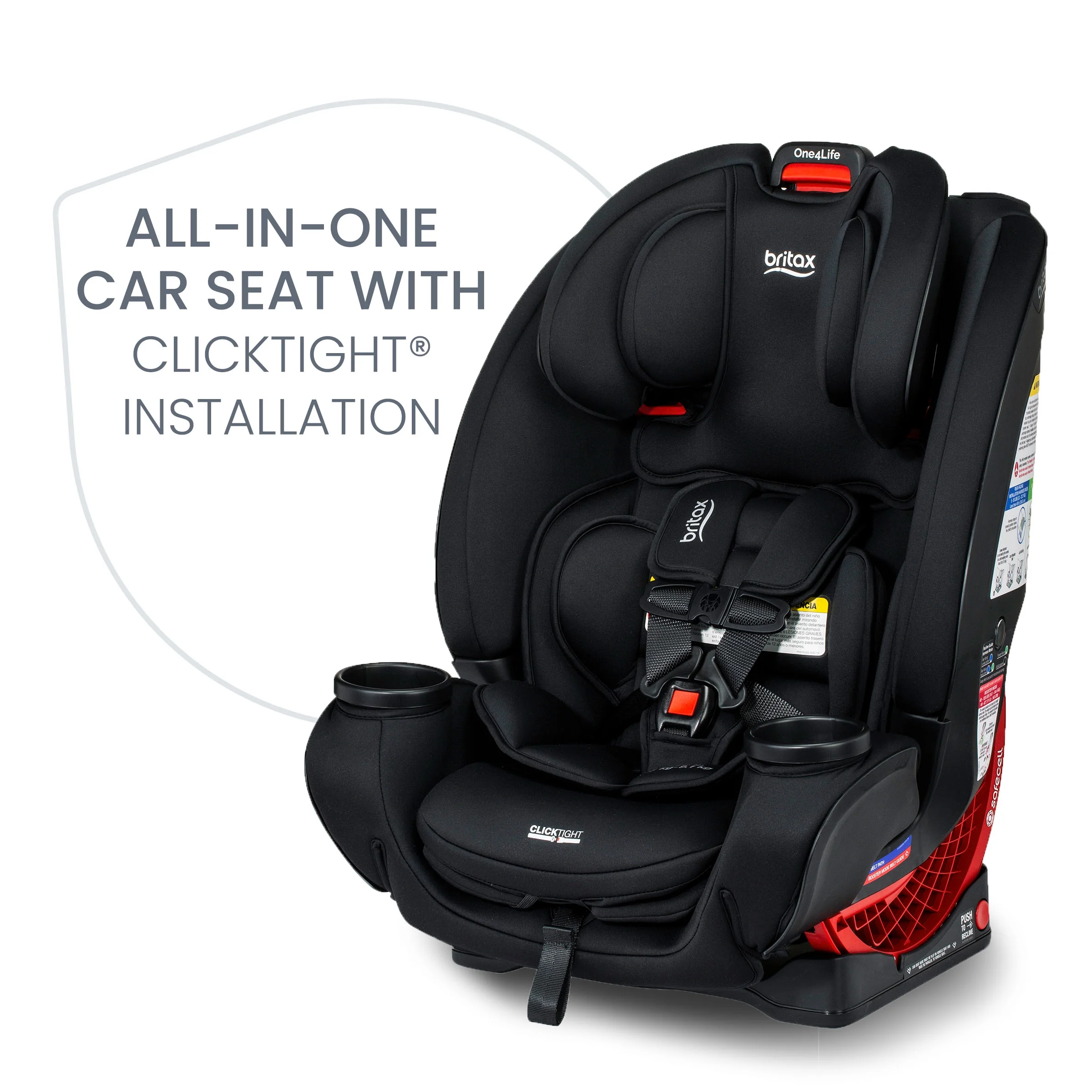 Britax One4Life ClickTight All-in-One Convertible Car Seat, Onyx - Womvr