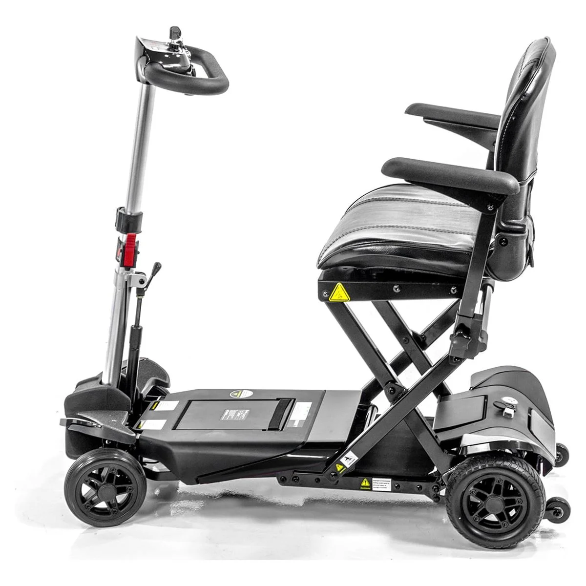 Enhance Mobility - The Transformer Electric Auto Folding Mobility Scooter 4-Wheel - Red - Womvr