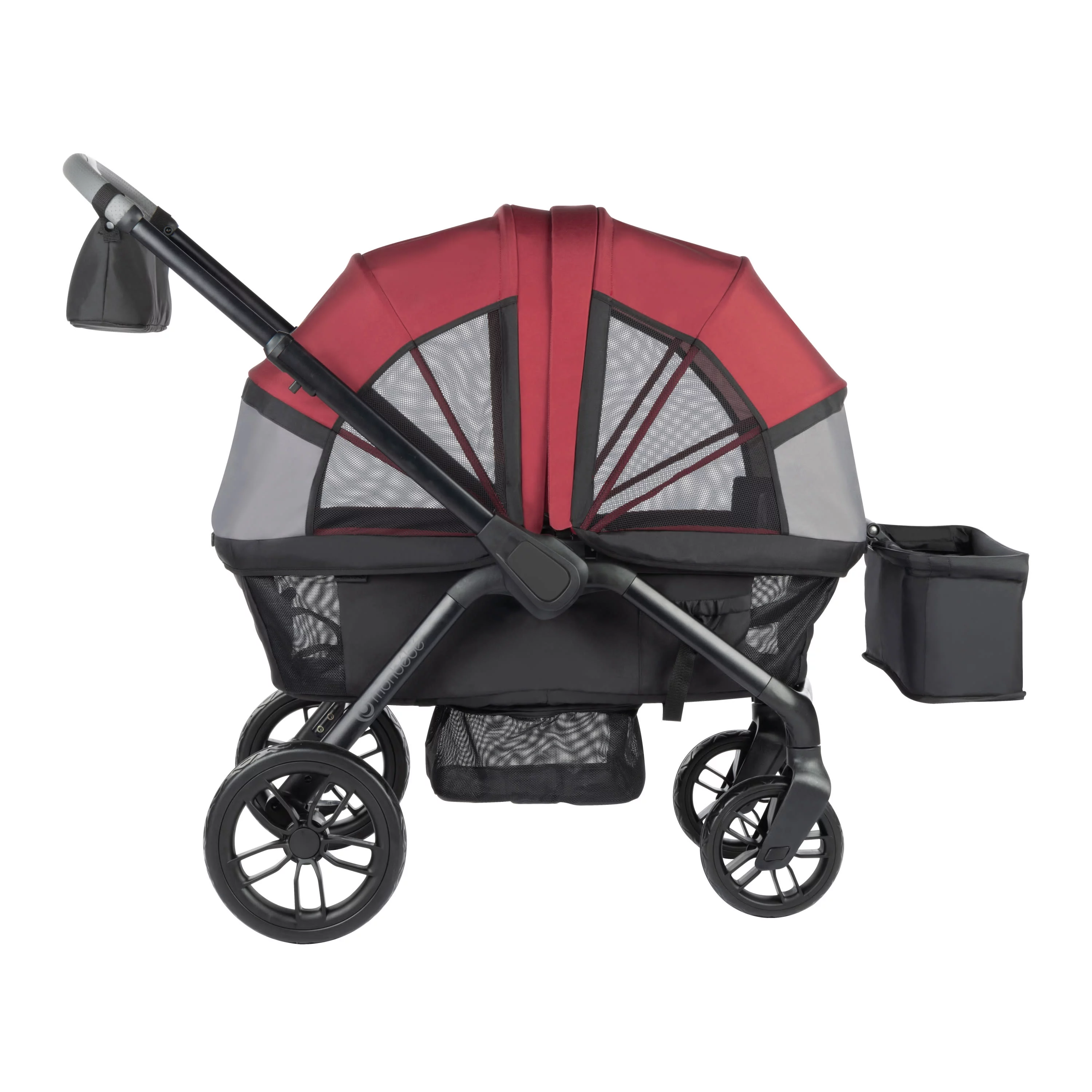 Monbebe Everyday Outings Wagon Stroller, Cobblestone Grey - Womvr