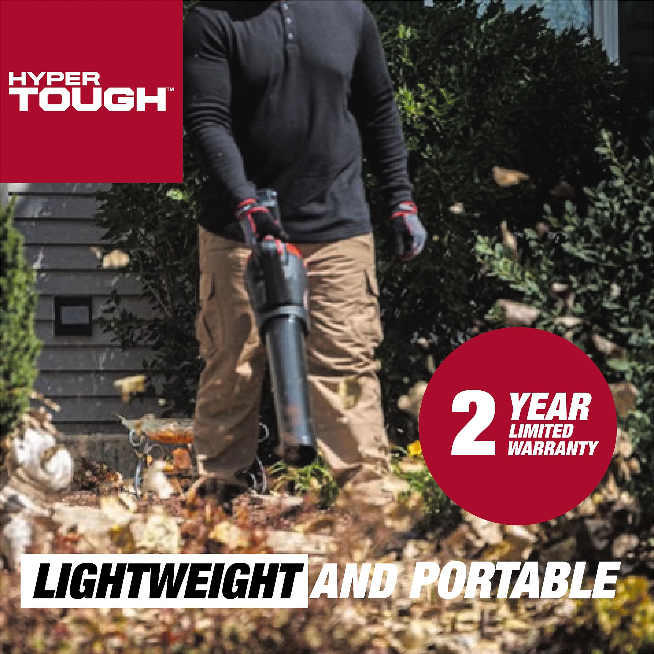 Hyper Tough 20V Max 110 mph 420 Cfm 4.0Ah Brushless Handheld Battery Blower, HT22-401-03-01 - Womvr