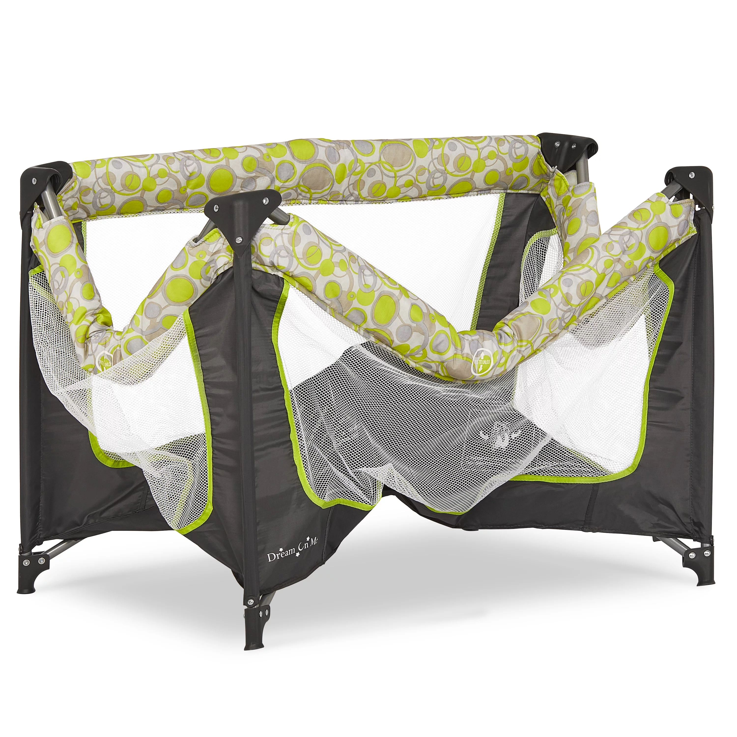 Dream On Me Zodiak Portable Playard with Carry Bag & Shoulder Strap, Navy - Womvr