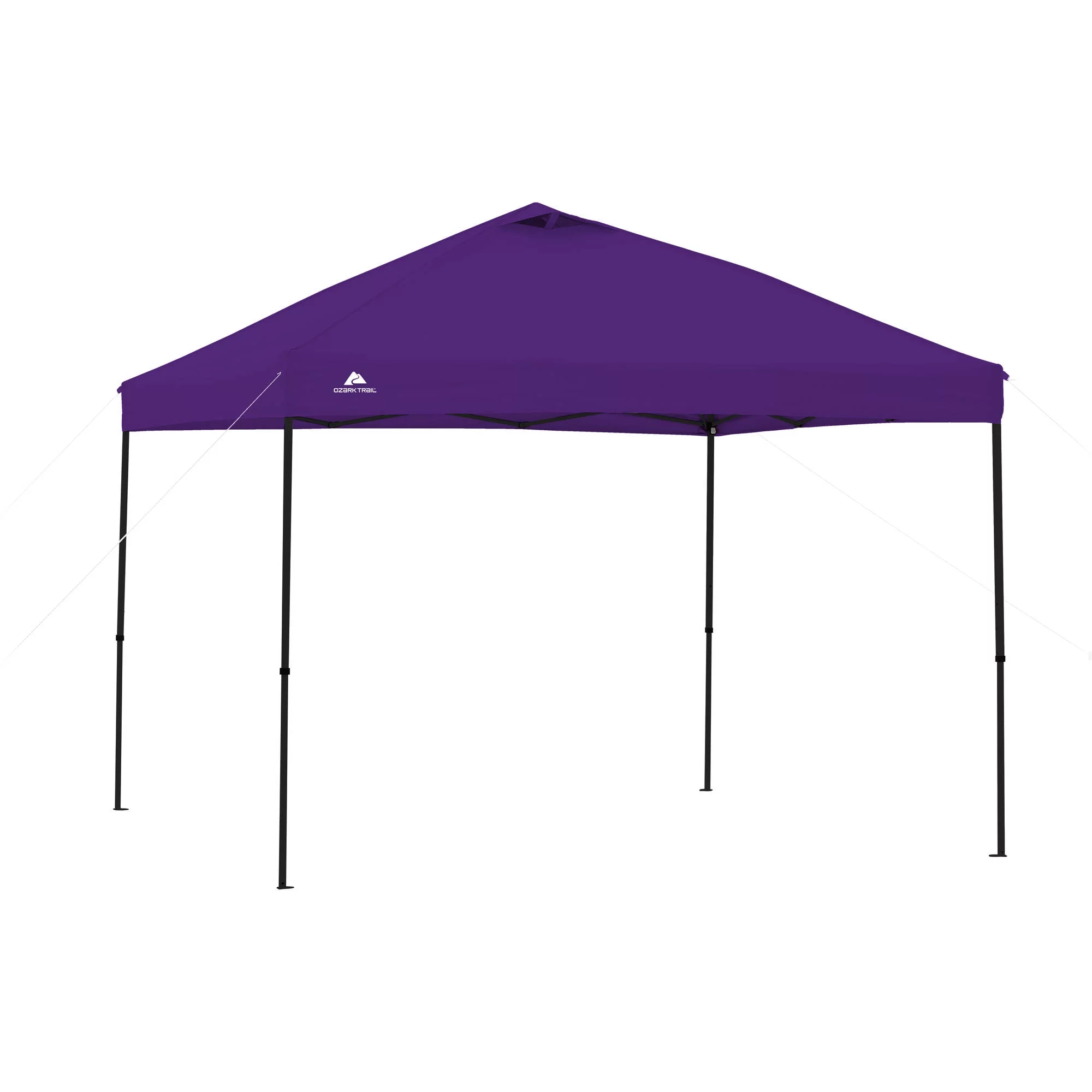 Ozark Trail Simple Push Straight Leg Instant Canopy, White, 10 ft x 10 ft - Womvr