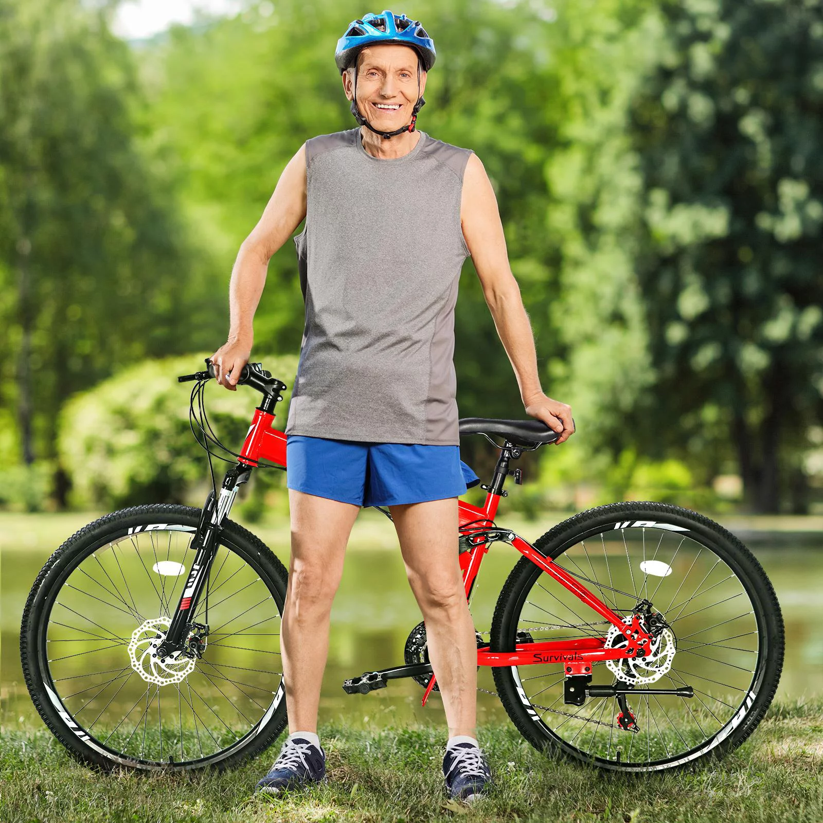 Ktaxon Folding 21 Shimano Speed 26