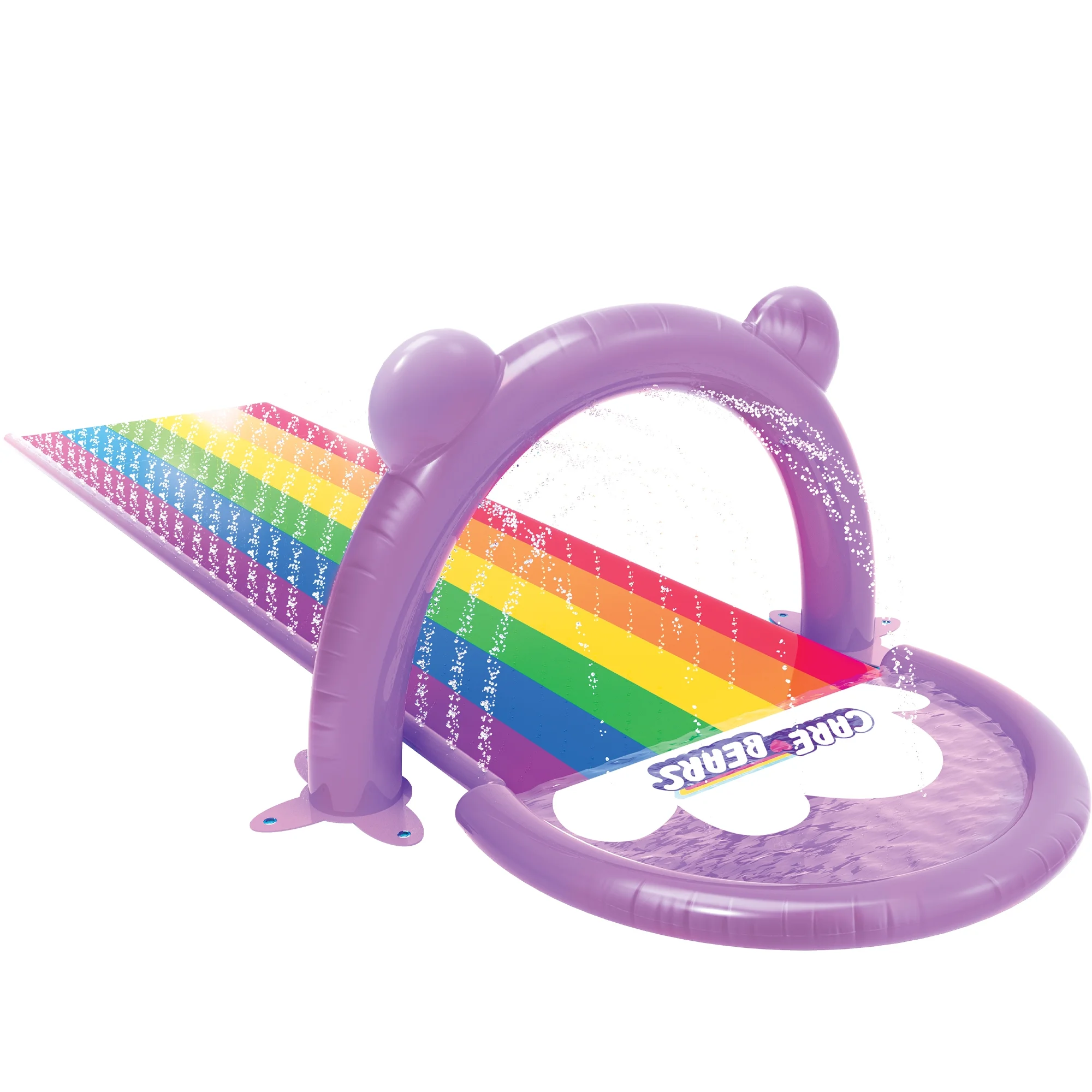 Care Bears Sprinkler Dual Lane Water Slide for Age Group 4 and up - Womvr