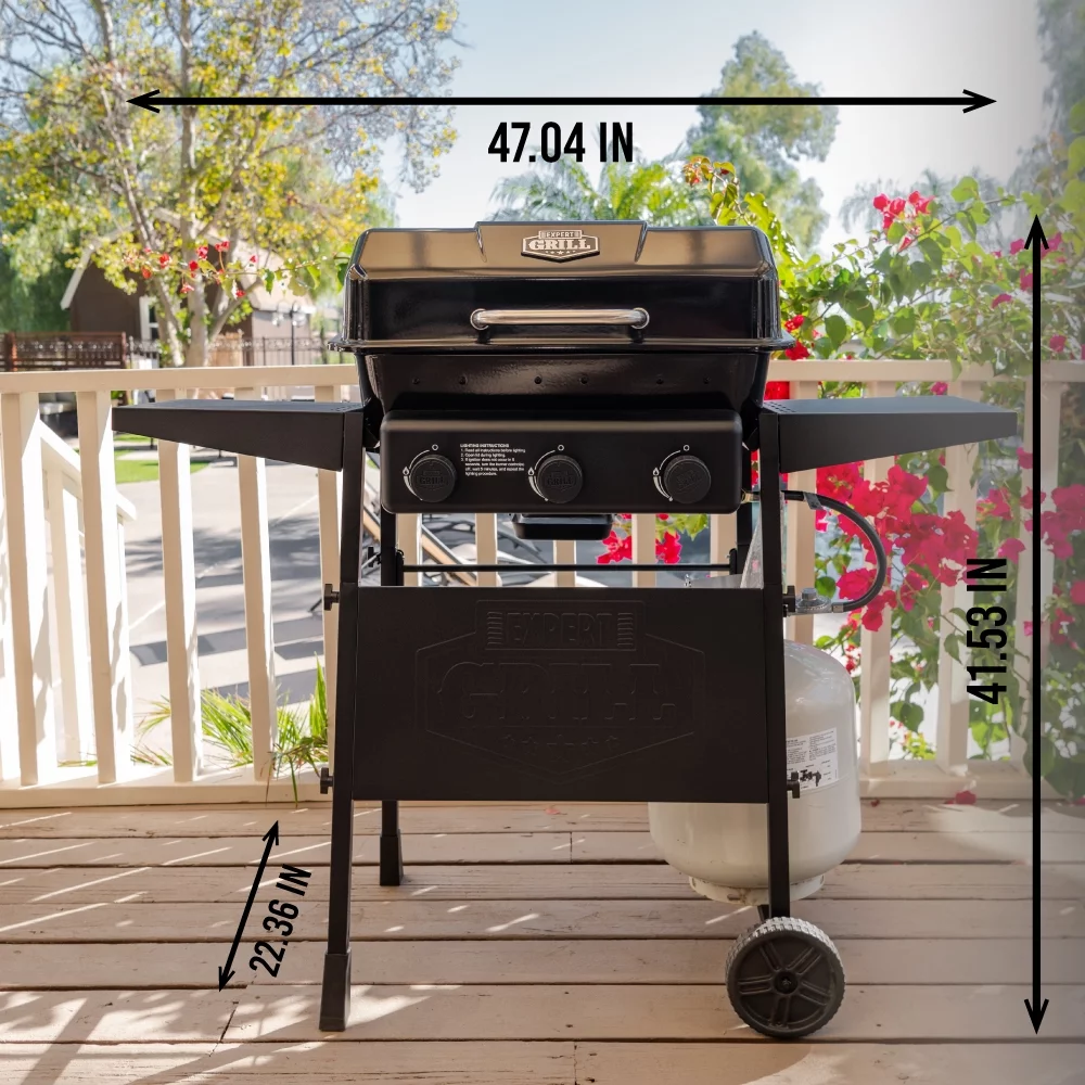Expert Grill 3 Burner Propane Gas Grill - Womvr