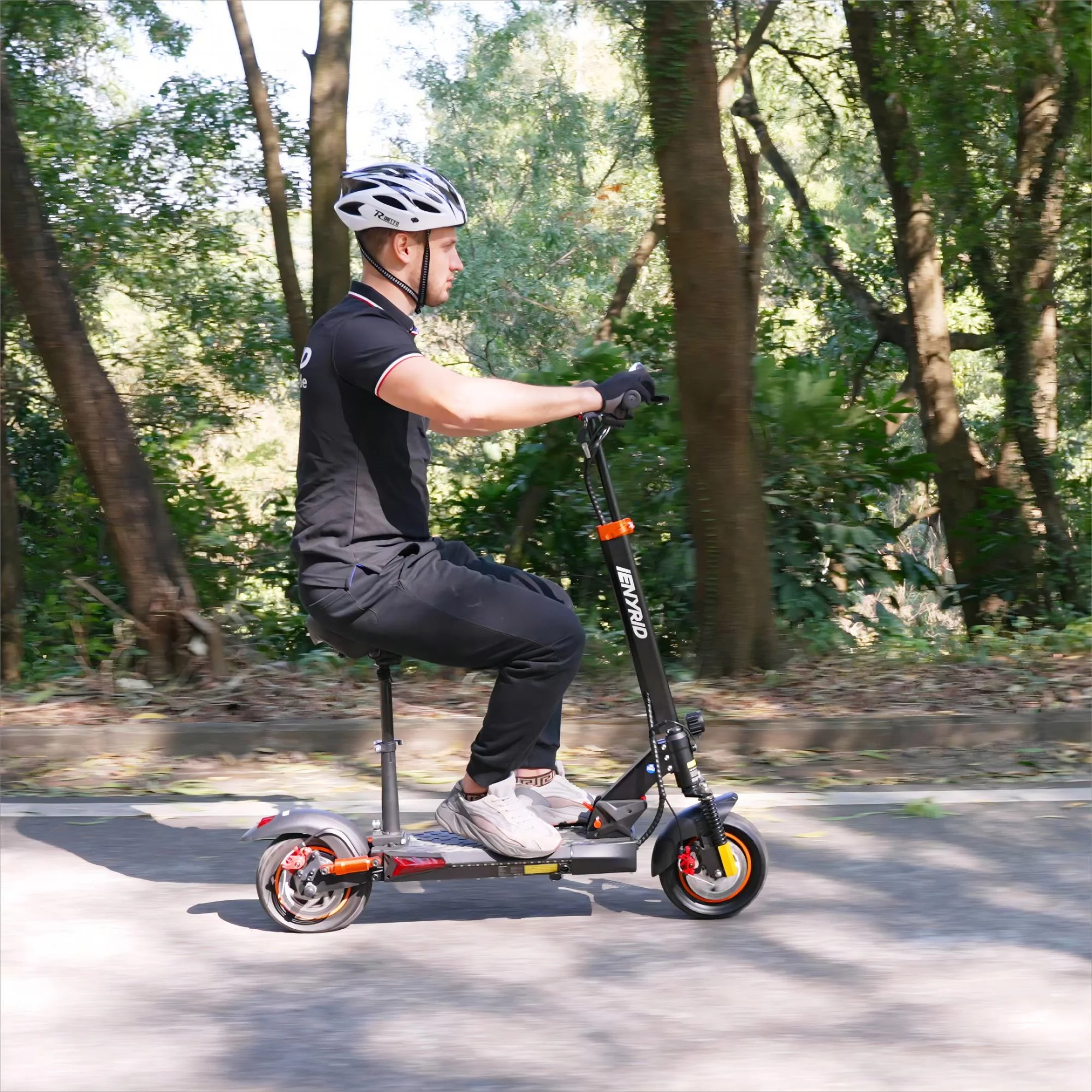 iENYRID M4 Pro S+ Adult Electric Scooter Commuter Electric Skateboard with Seat, 800W Motor 30 MPH and 32 Miles Range Folding E-Scooter for Adults Teens - Womvr