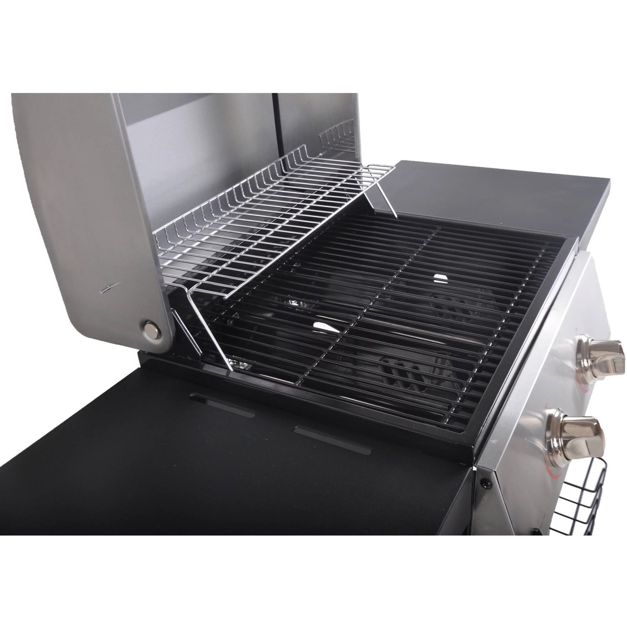 RevoAce 2-Burner Space Saver Propane Gas Grill, Stainless and Black, GBC1705WV - Womvr