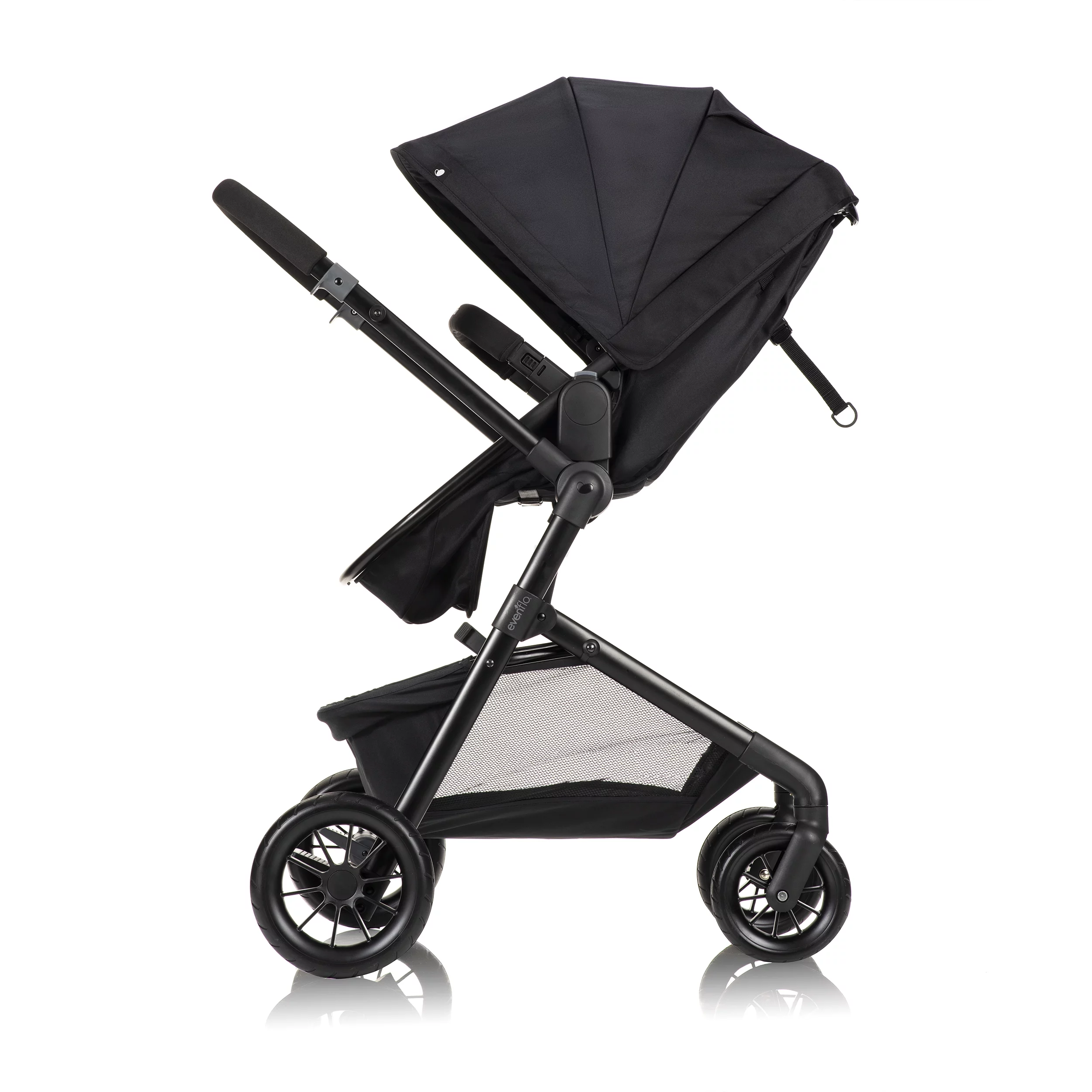 Pivot Modular Travel System with LiteMax Infant Car Seat with Anti-Rebound Bar (Casual Gray) - Womvr