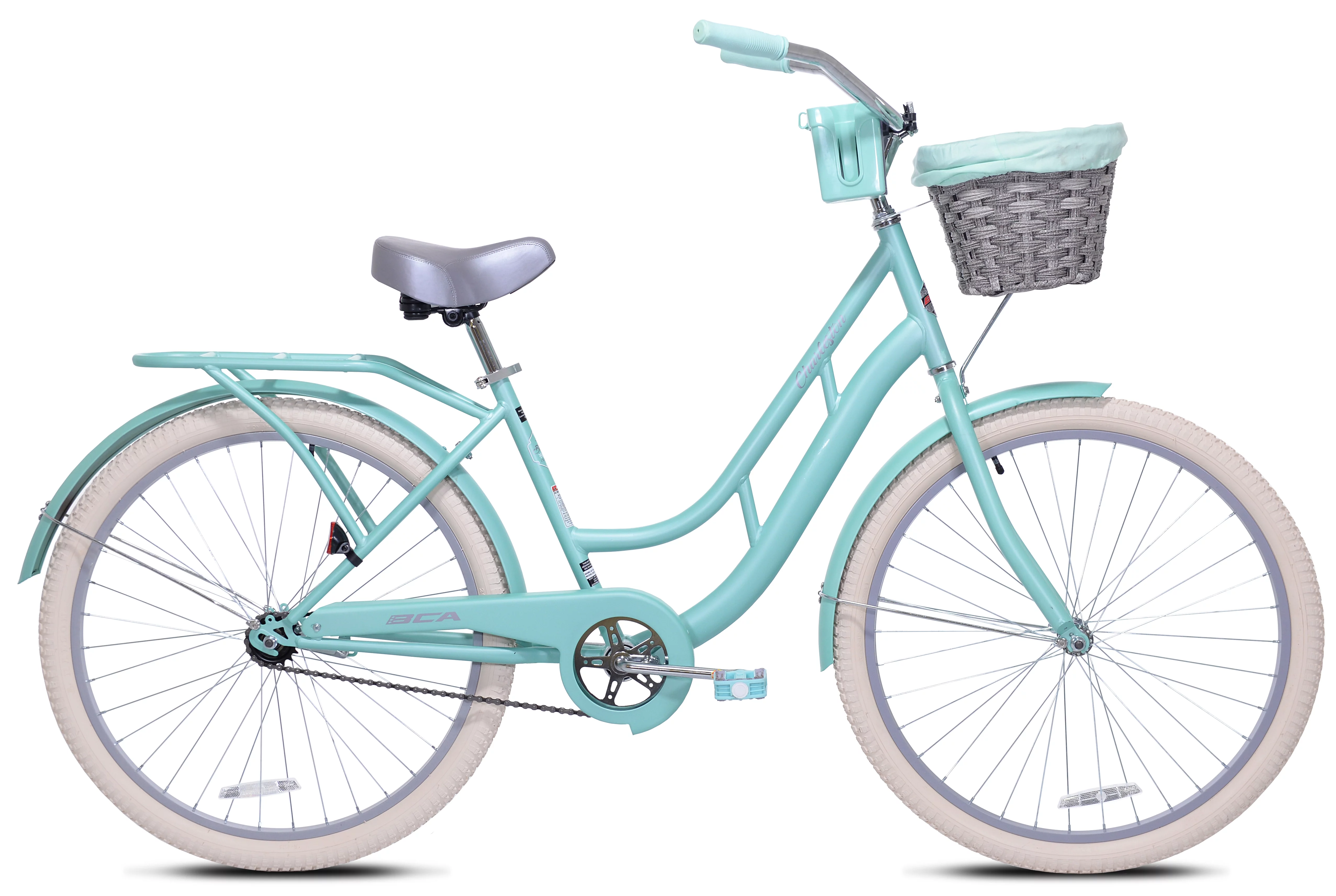 BCA 26 In. Charleston Ladies Cruiser Bike, Pink - Womvr