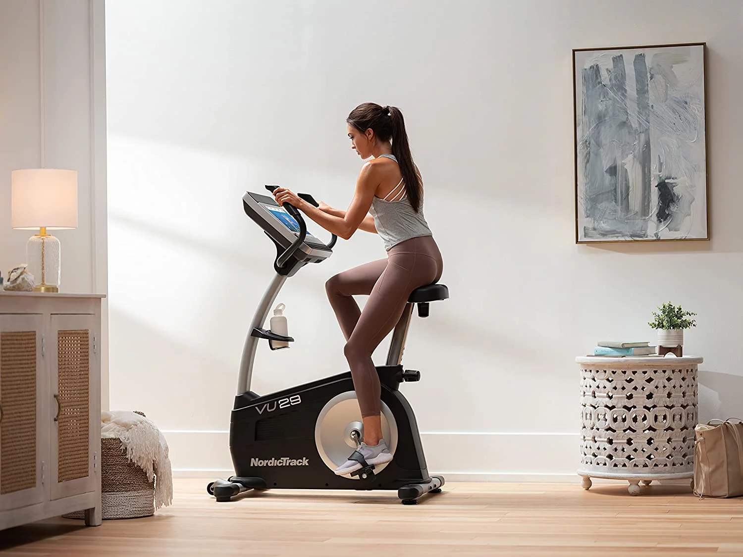 NordicTrack Commercial Series VU 29; iFIT-enabled Recumbent Exercise Bike with 14” Touchscreen - Womvr