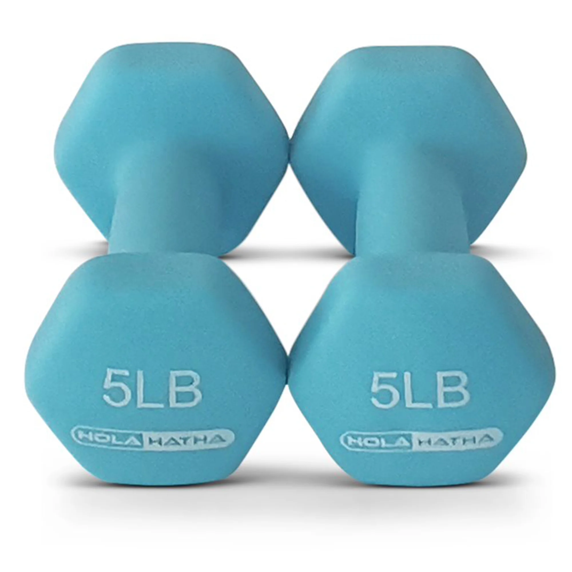 Open Box HolaHatha Dumbbell Weight Set Hand Weights & Storage Rack - Womvr