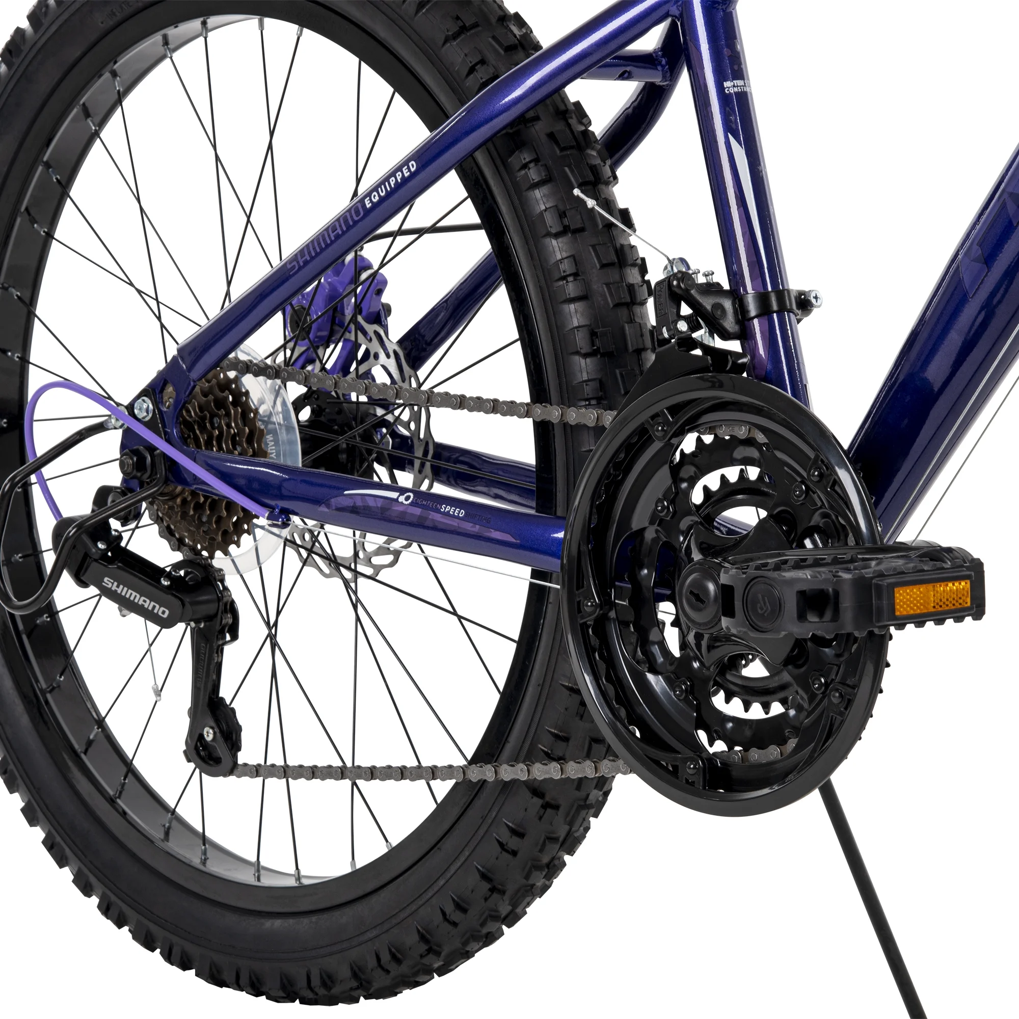 Huffy Extent Girls' 24-inch Mountain Bike, 18-speed, Purple  - Womvr