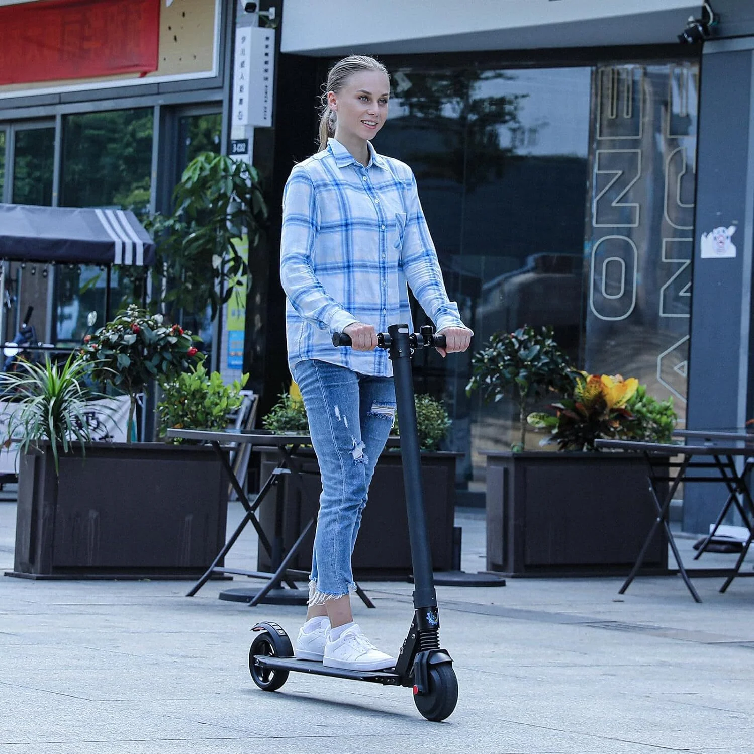 Caroma Electric Scooter for Adults, 20 Mph & 25 Miles Range, 10